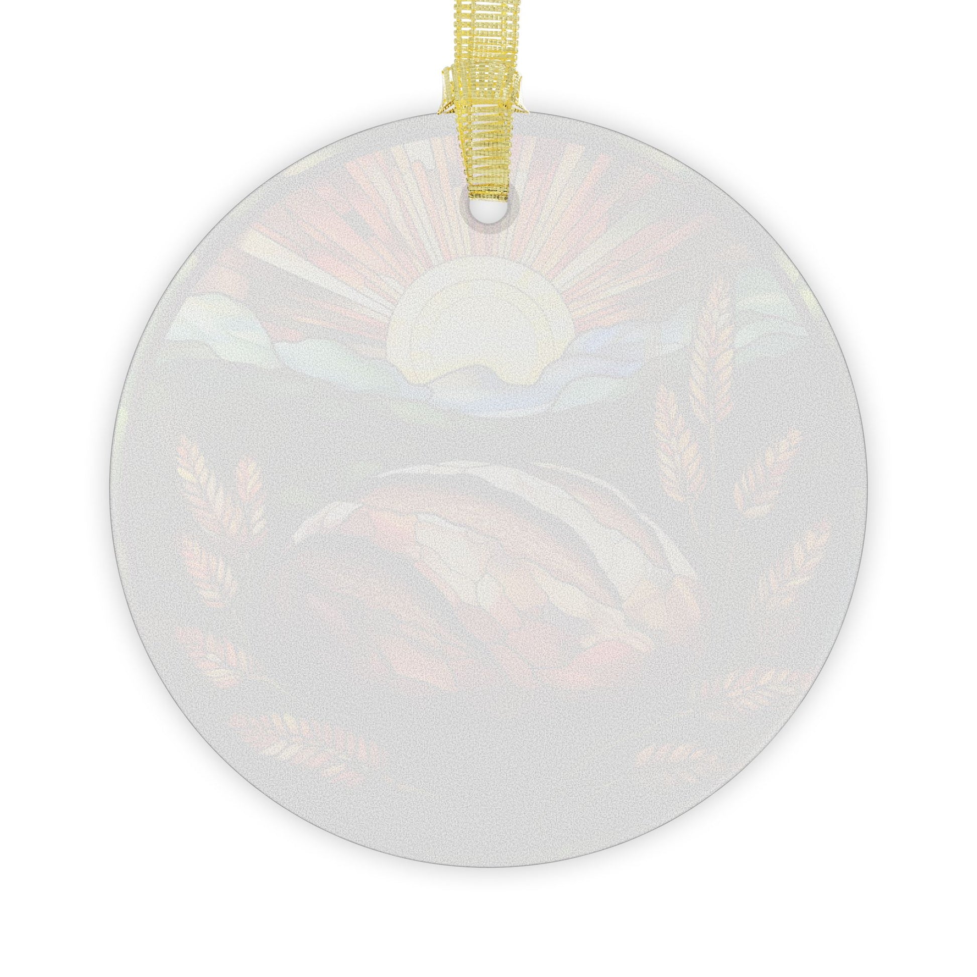 Sourdough Bread Glass Christmas Ornament - Amazing Faith Designs