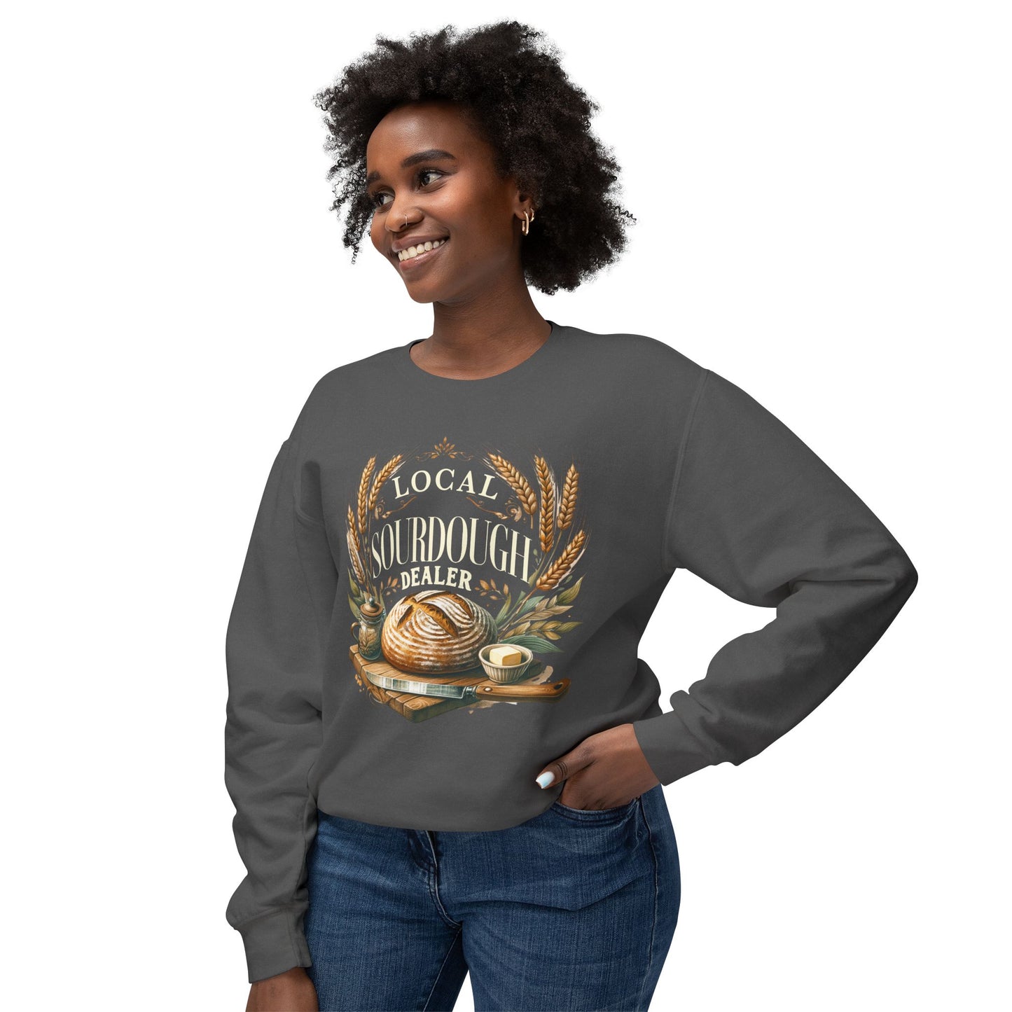 Sourdough Dealer Lightweight Sweatshirt - Amazing Faith Designs