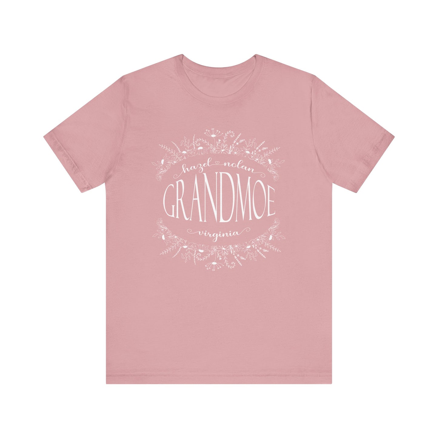Grandma with Grandkids Personalized T-Shirt Nana Gigi Grammy Mimi - Amazing Faith Designs