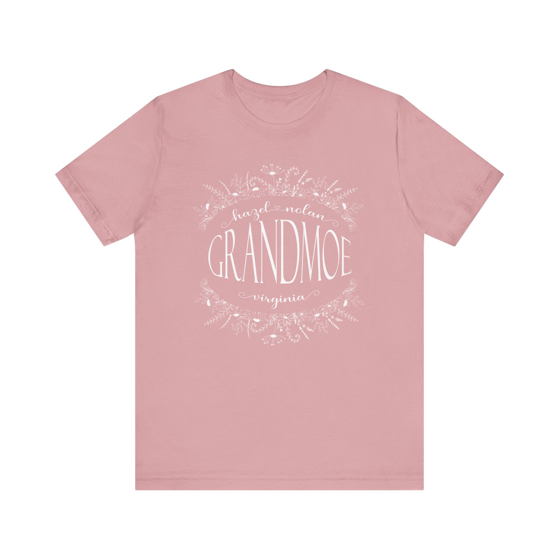 Grandma with Grandkids Personalized T-Shirt Nana Gigi Grammy Mimi - Amazing Faith Designs