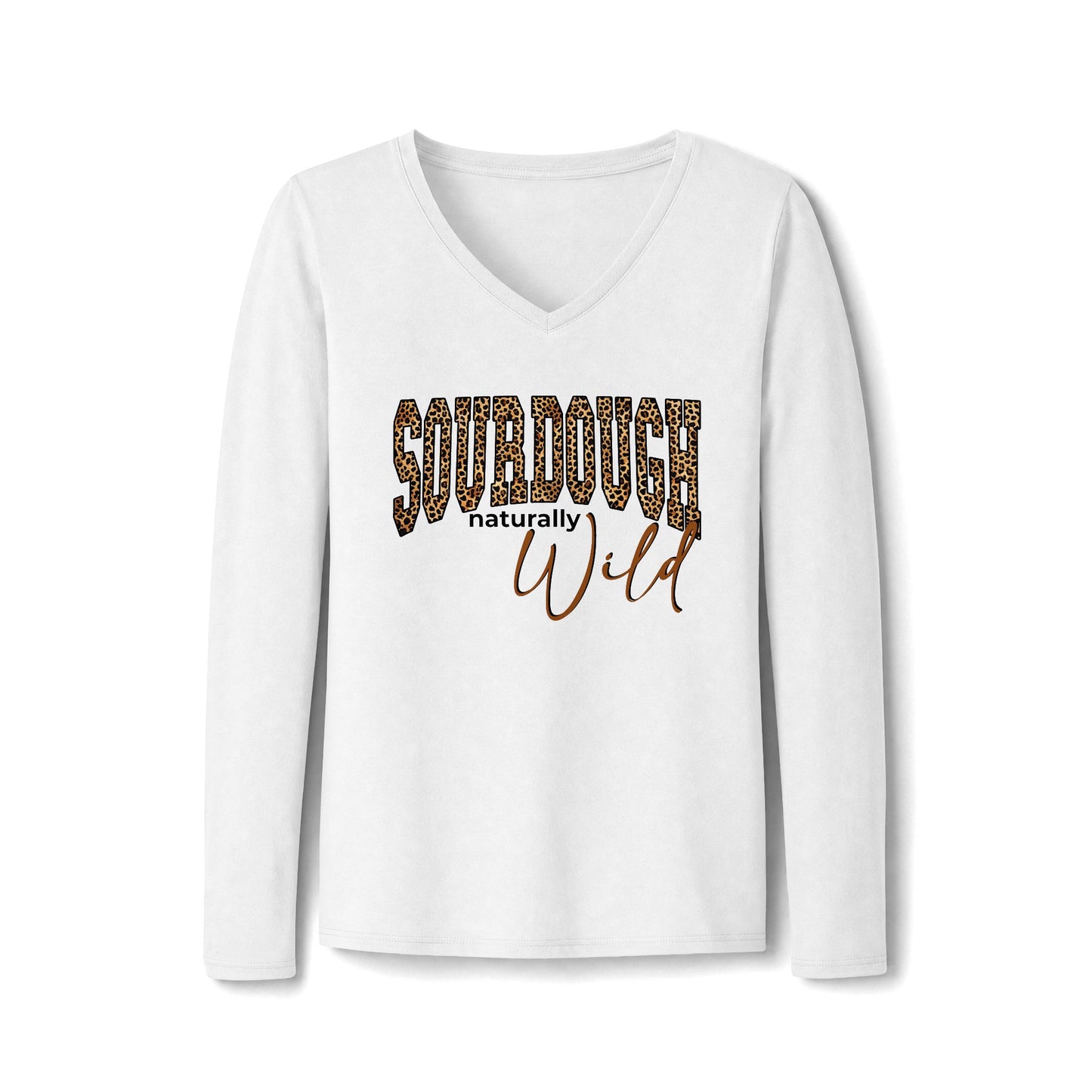 Sourdough Naturally Wild V-Neck Long Sleeve Tee