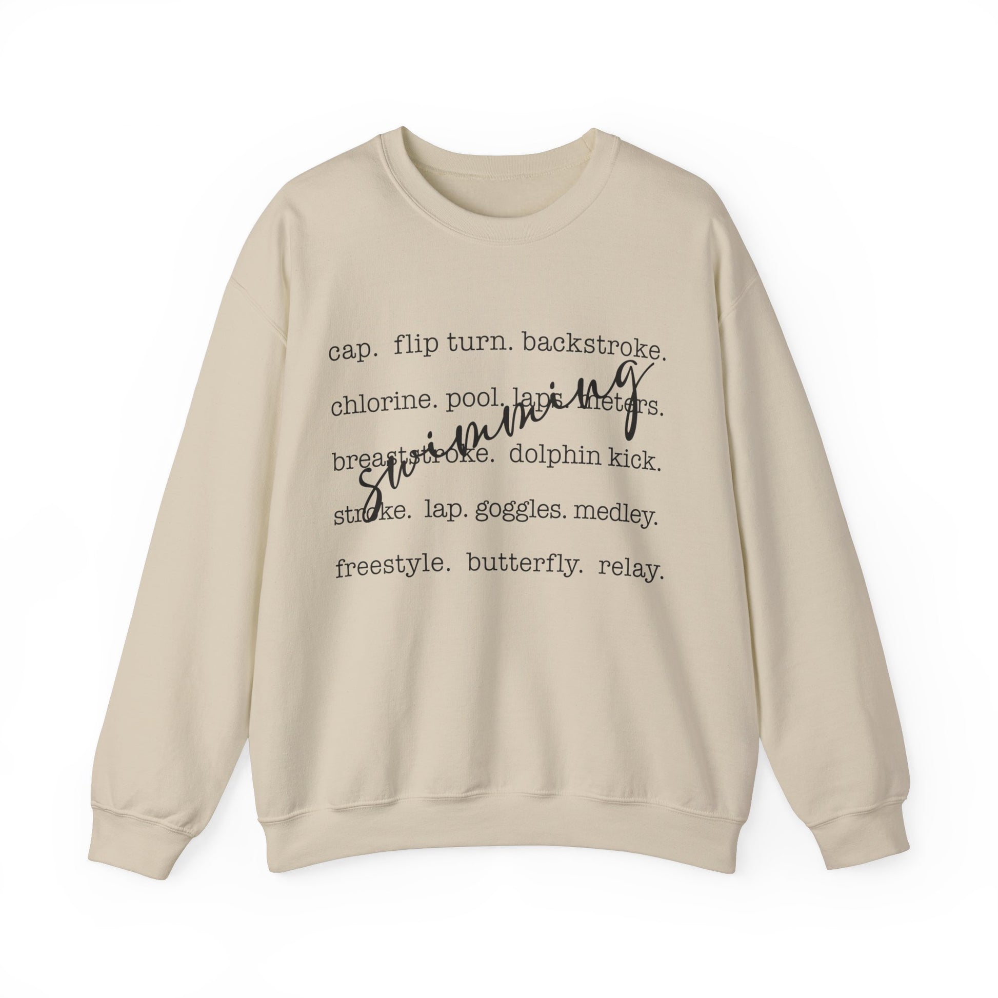 Swimming Sports Sweatshirt - Amazing Faith Designs