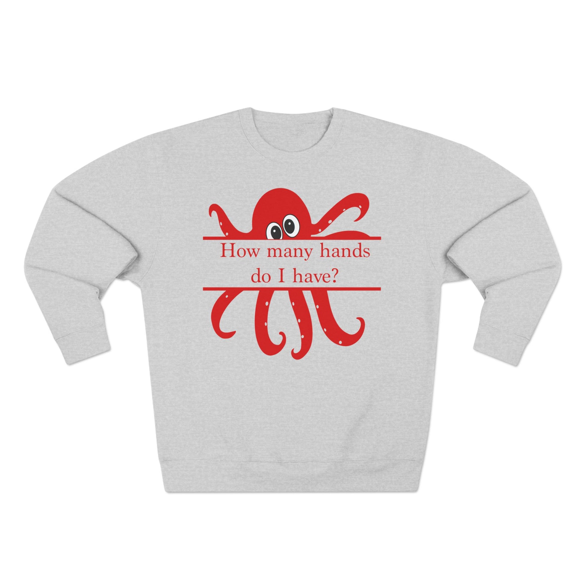 "I'm Not an Octopus!" Red Octopus Unisex Sweatshirt - Amazing Faith Designs
