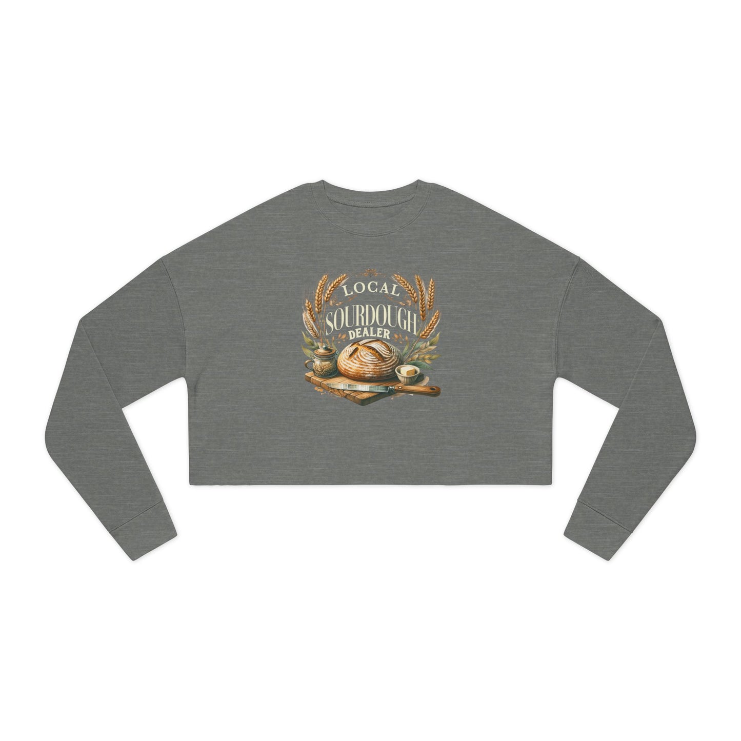 Sourdough Dealer Cropped Sweatshirt - Amazing Faith Designs