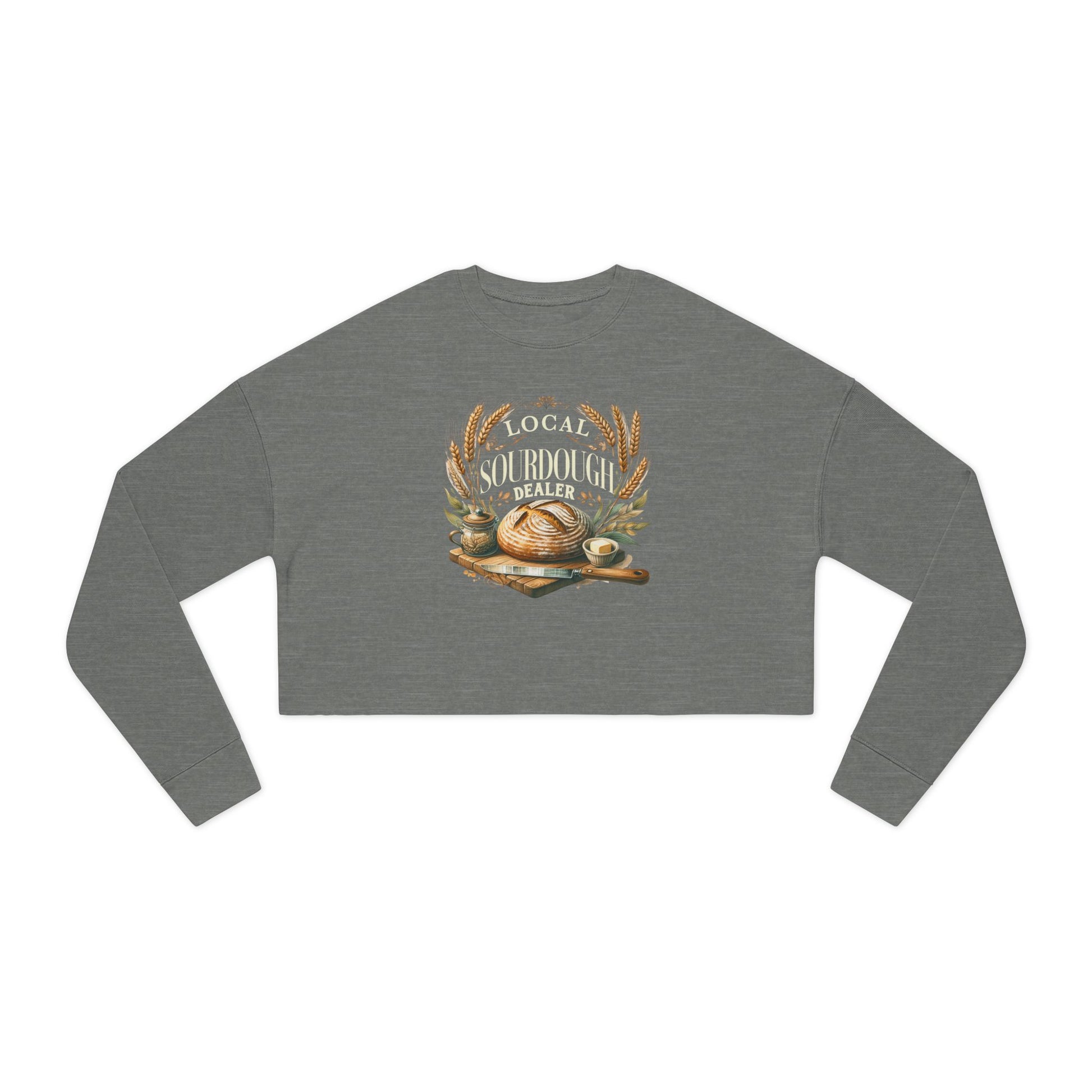 Sourdough Dealer Cropped Sweatshirt - Amazing Faith Designs