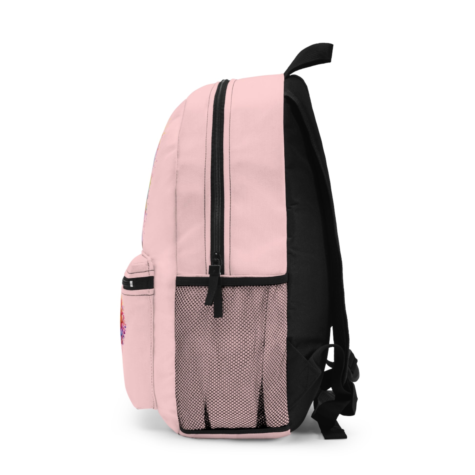 Rainbow Horse Pink Backpack - Amazing Faith Designs