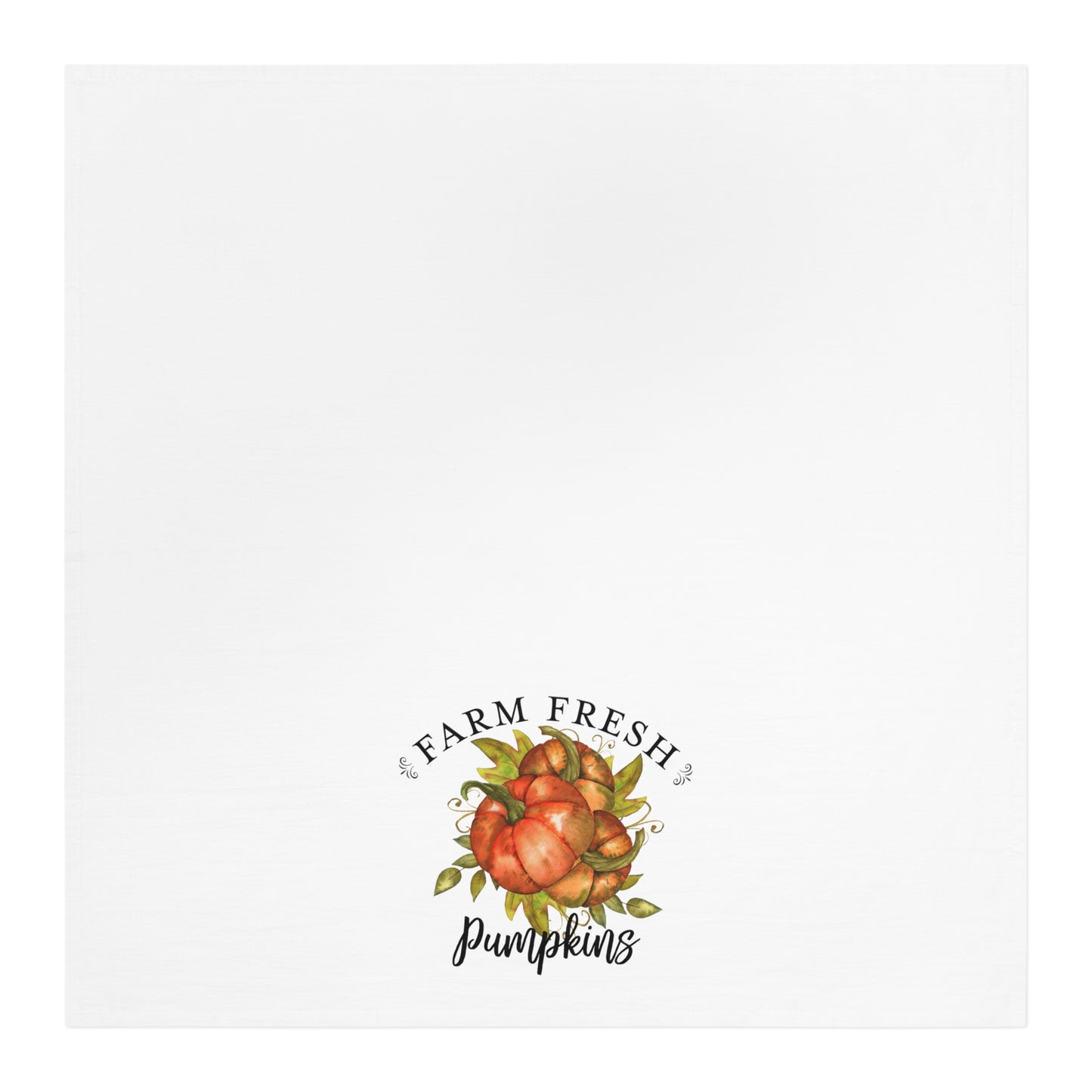 Farm Fresh Pumpkins Tea Towel - Amazing Faith Designs