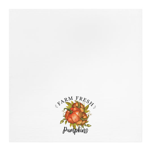 Farm Fresh Pumpkins Tea Towel - Amazing Faith Designs