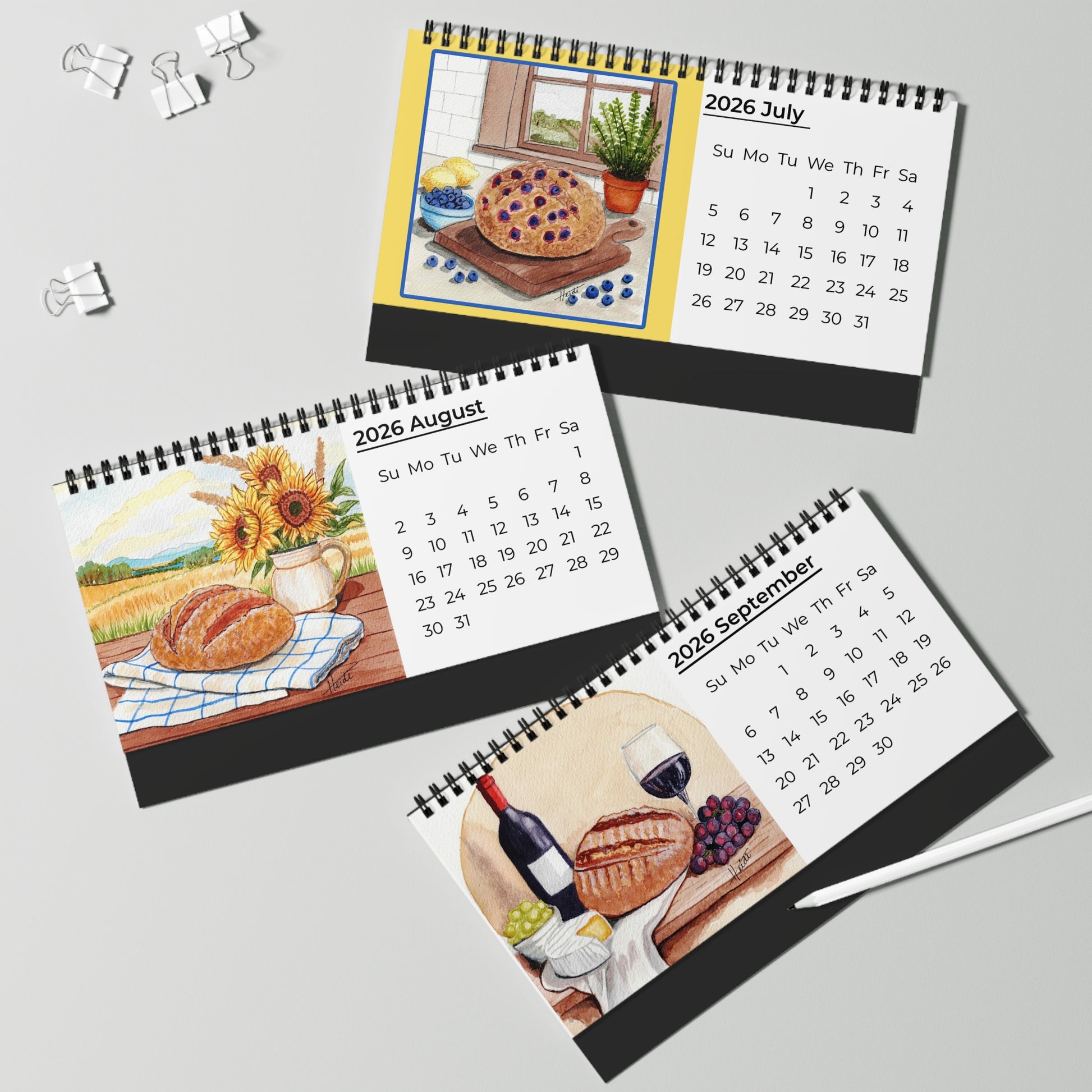 2026 Sourdough Desktop Calendar - Amazing Faith Designs
