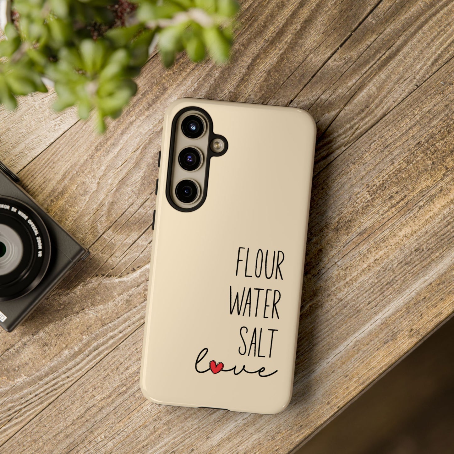 Samsung Galaxy 21 22 23 24 25 — Flour Water Salt Love Phone Case - Amazing Faith Designs
