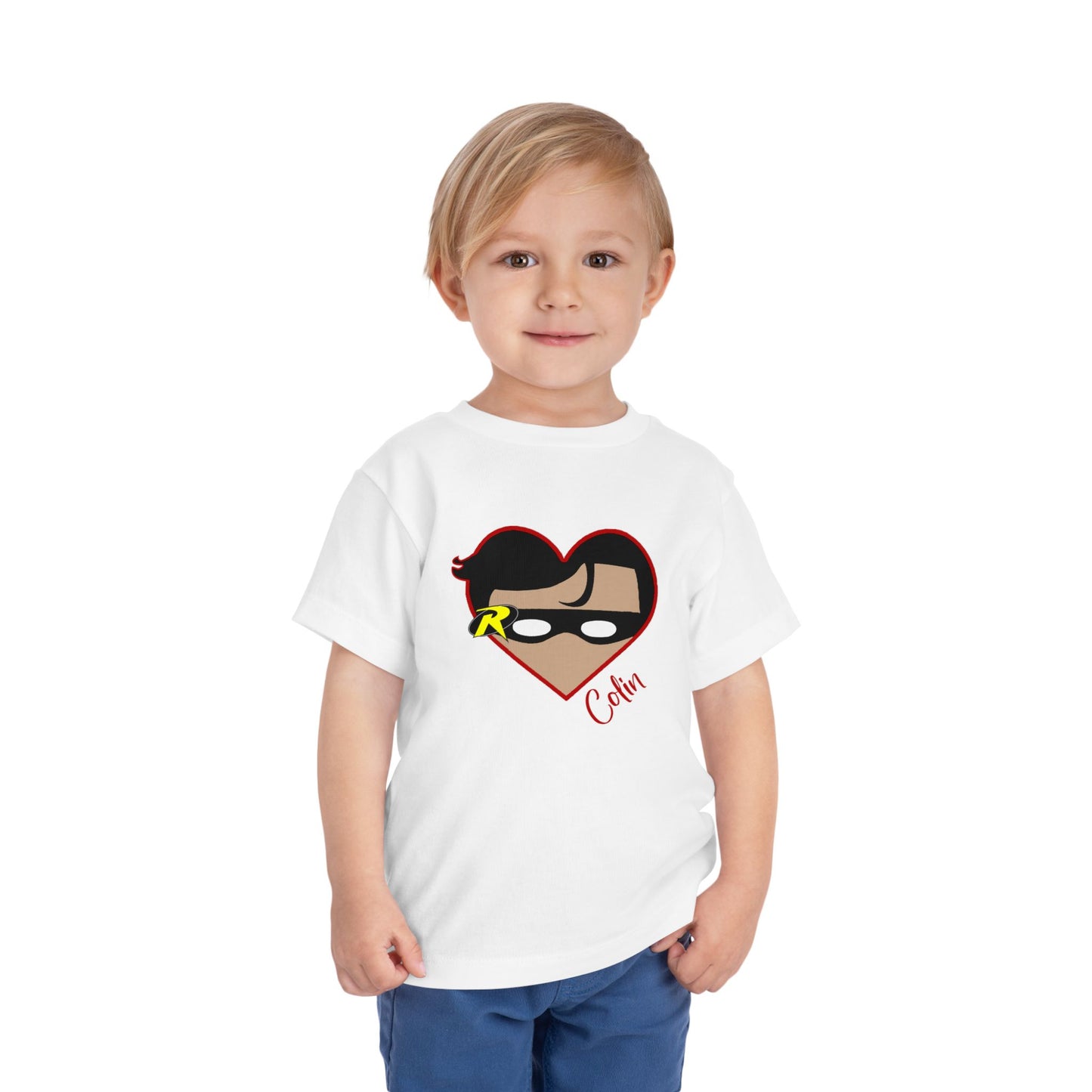 Superhero Personalized Toddler Shirt - Amazing Faith Designs