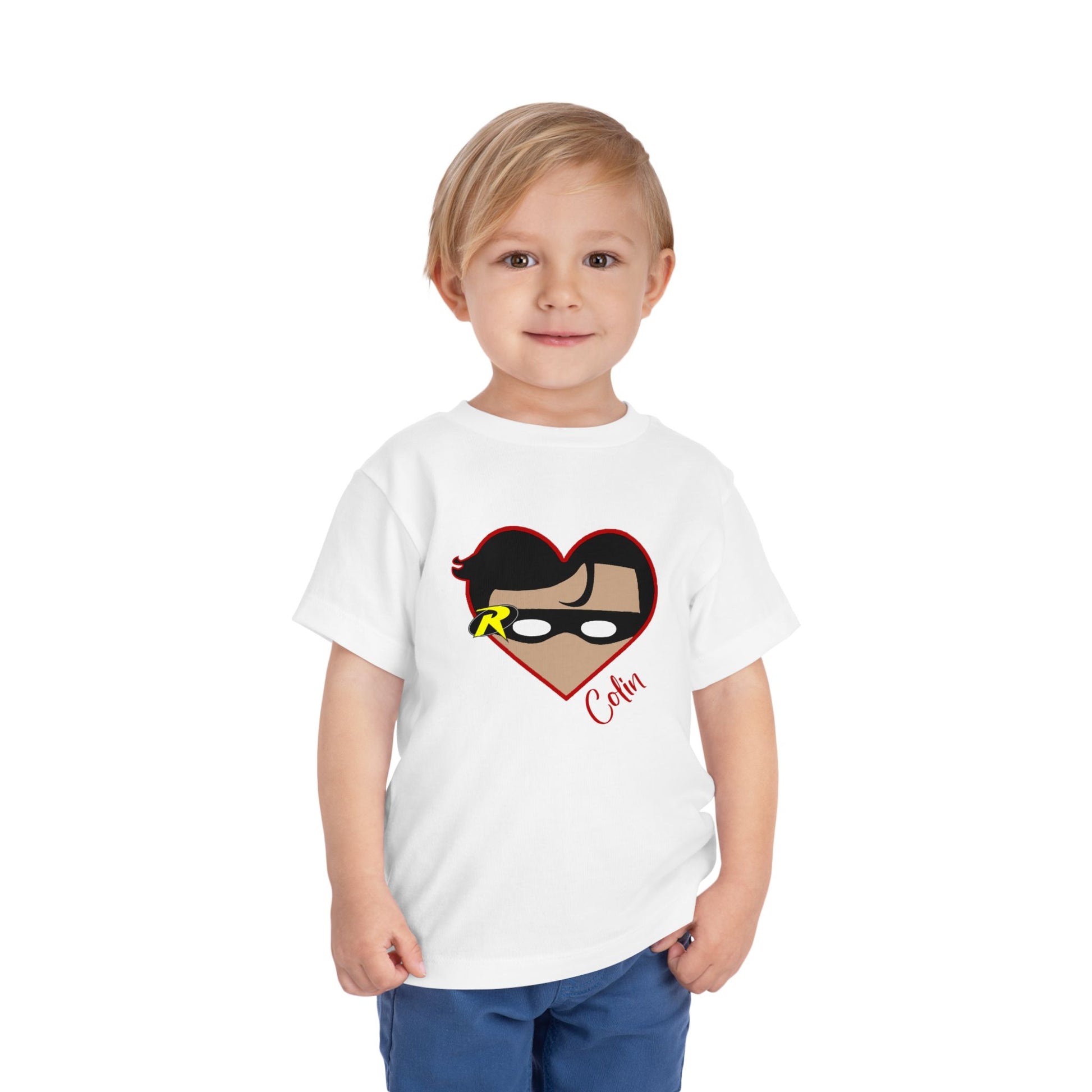 Superhero Personalized Toddler Shirt - Amazing Faith Designs