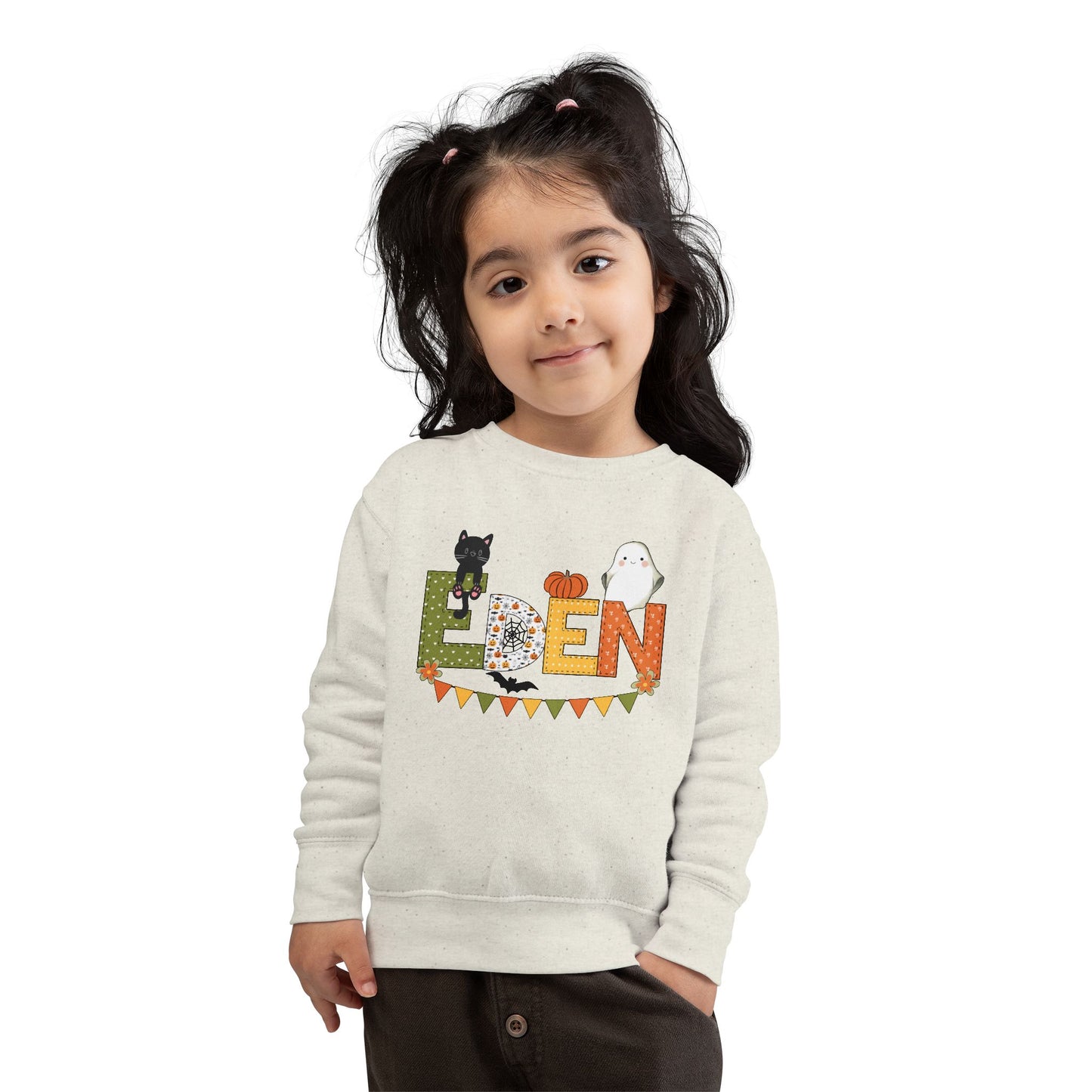 Personalized Toddler Halloween Sweatshirt - Amazing Faith Designs