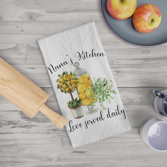 Grandma's Kitchen Lemons Tea Towel - Amazing Faith Designs