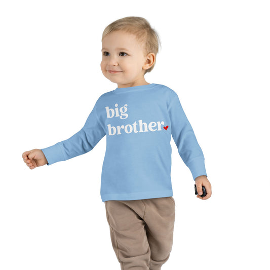 Big Brother Toddler Long Sleeve Tee - Amazing Faith Designs