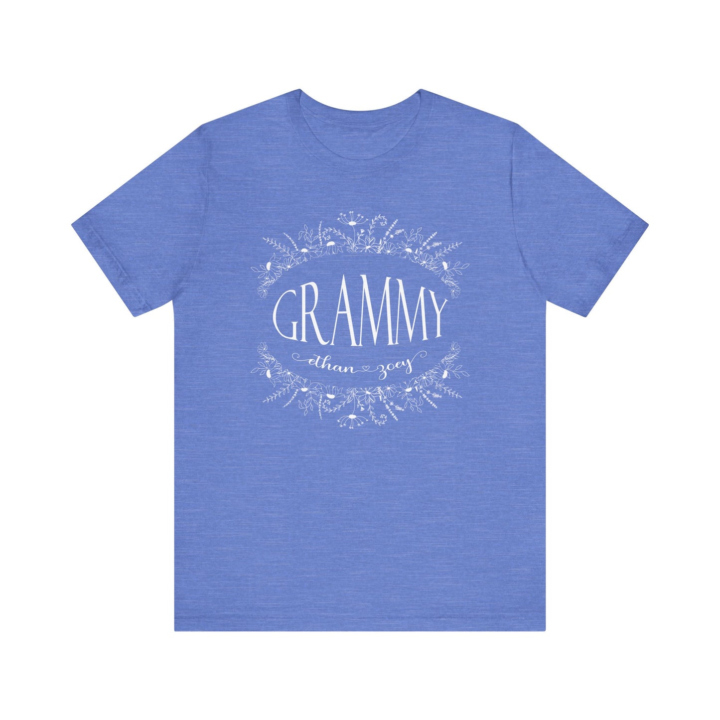 Grandma with Grandkids Personalized T-Shirt Nana Gigi Grammy Mimi - Amazing Faith Designs
