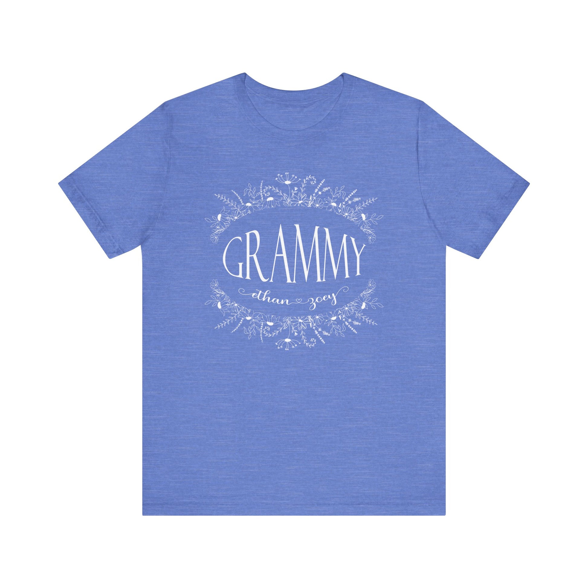 Grandma with Grandkids Personalized T-Shirt Nana Gigi Grammy Mimi - Amazing Faith Designs