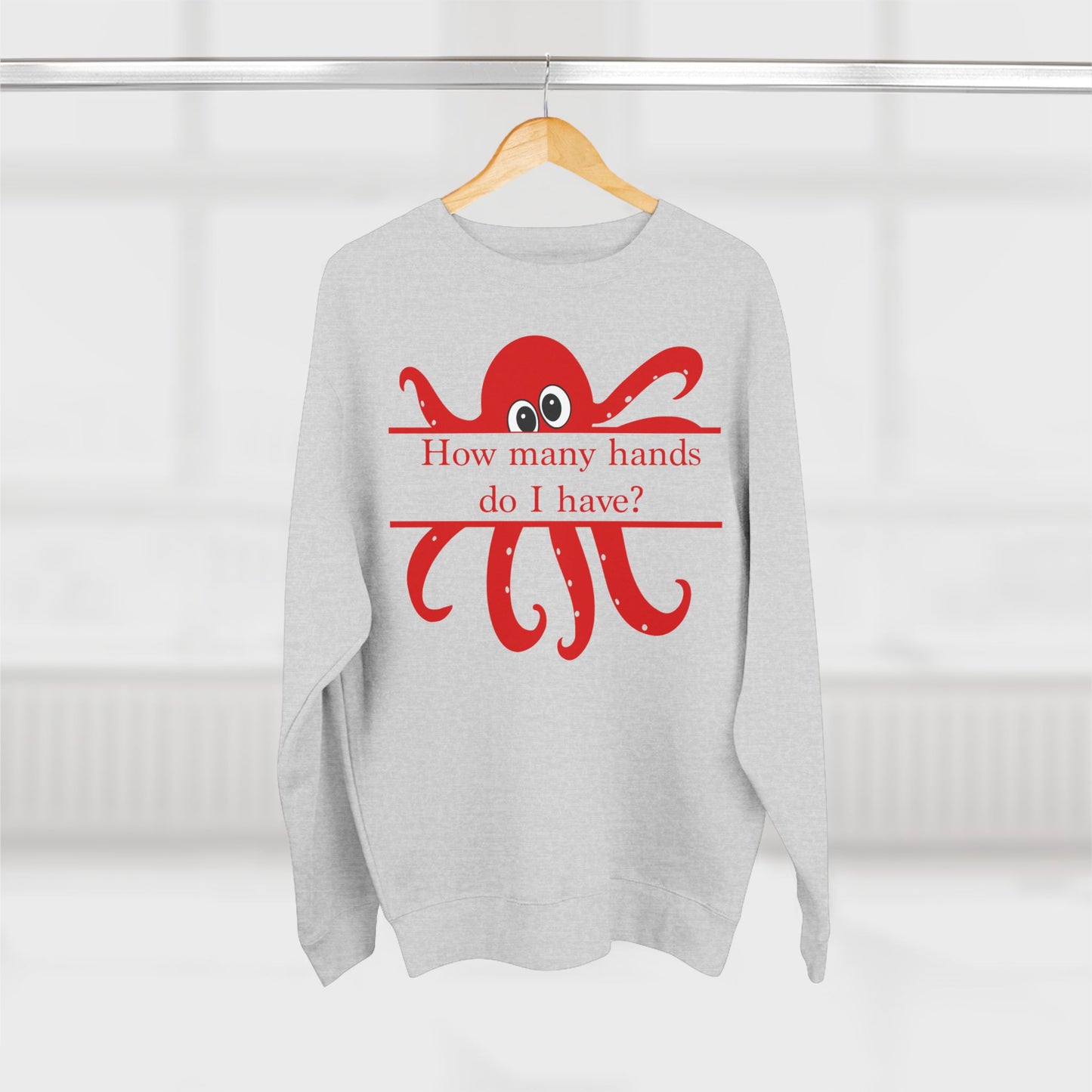 "I'm Not an Octopus!" Red Octopus Unisex Sweatshirt - Amazing Faith Designs