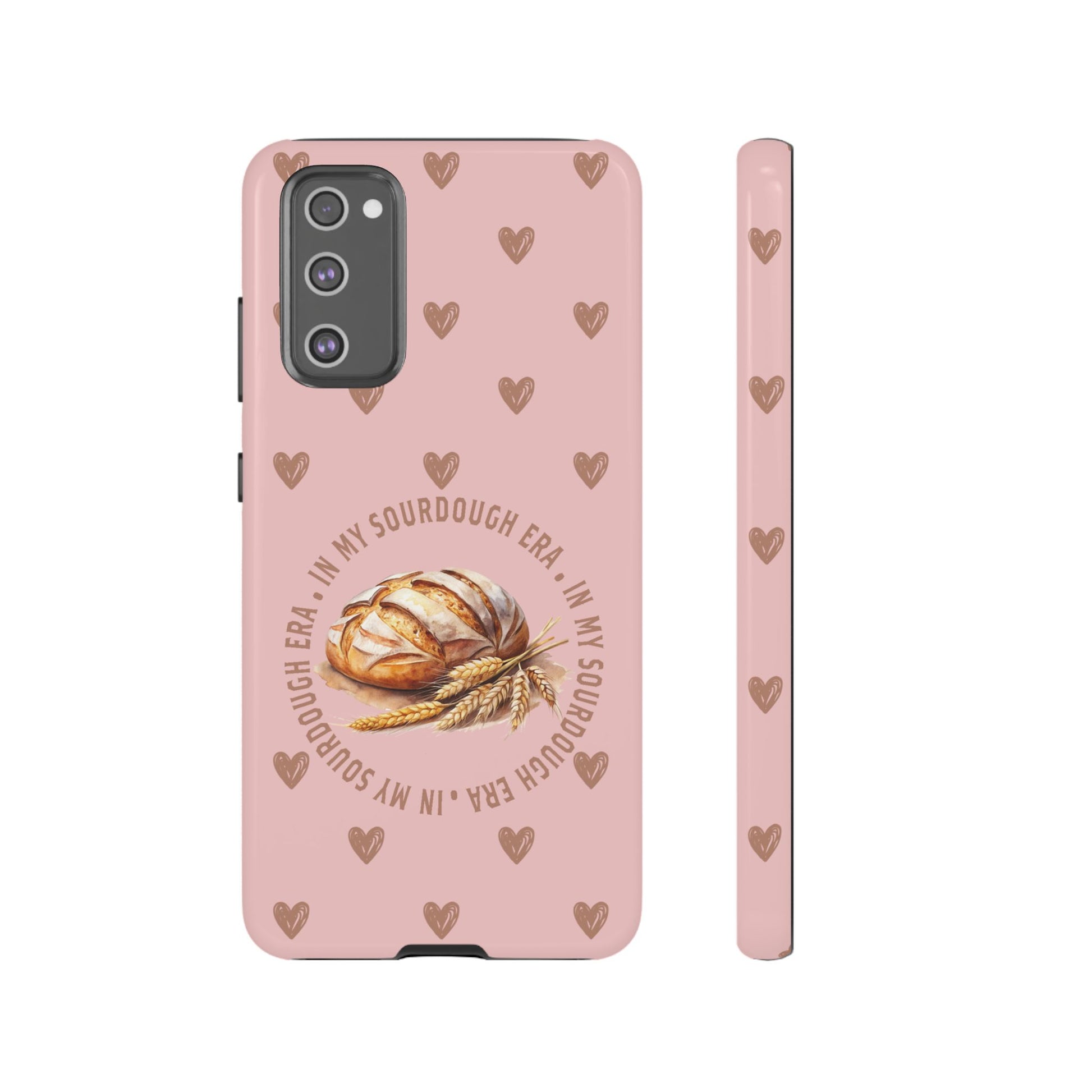 Samsung Galaxy 21 22 23 24 25 - Sourdough Era Hearts Phone Case - Amazing Faith Designs