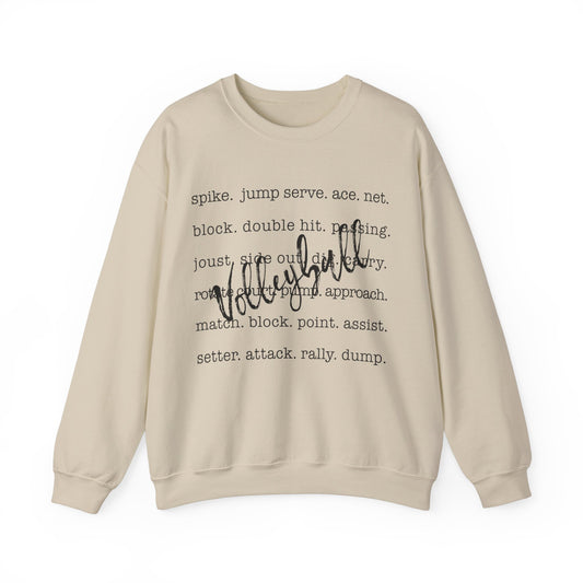 Volleyball Sports Sweatshirt - Amazing Faith Designs