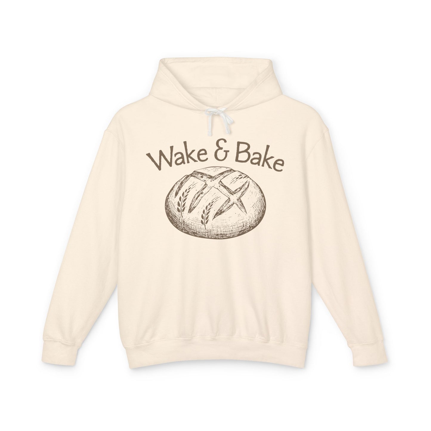 Wake and Bake Unisex Lightweight Hoodie - Amazing Faith Designs