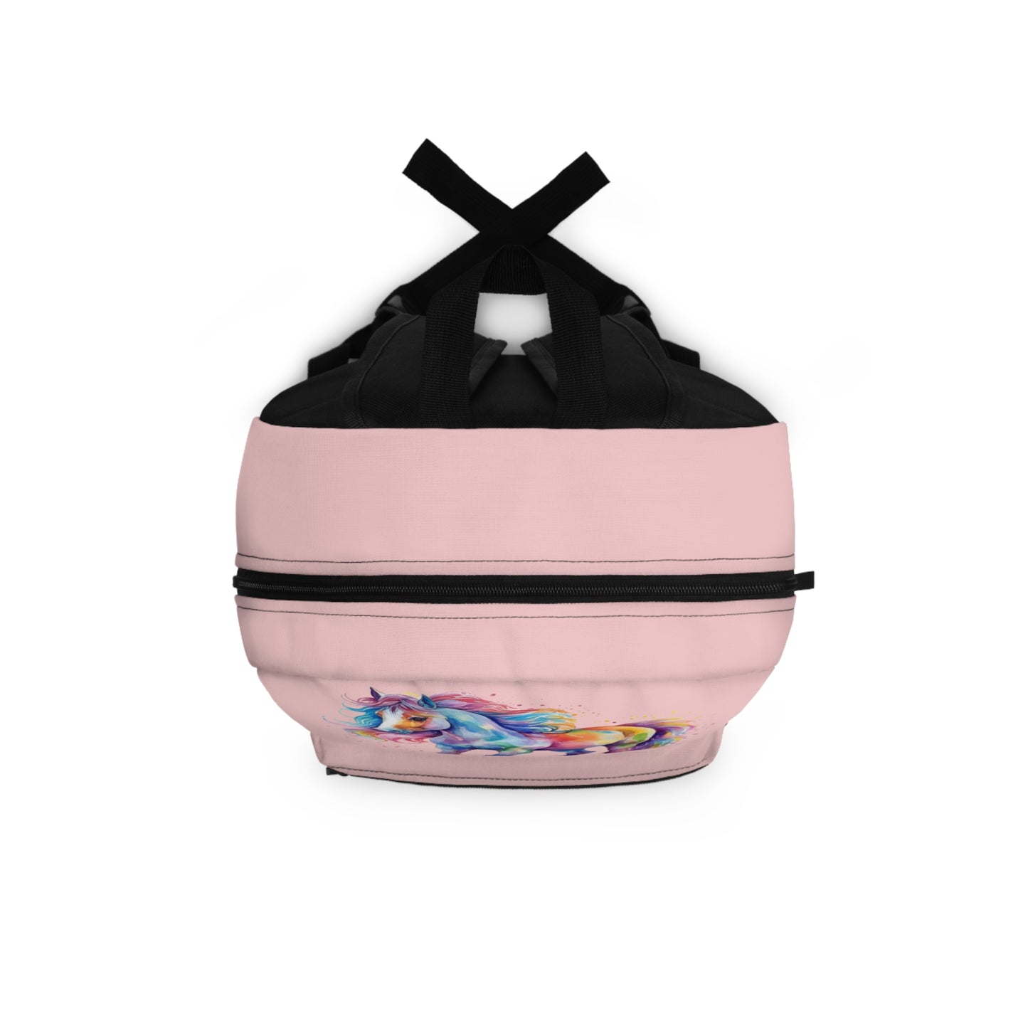 Rainbow Horse Pink Backpack - Amazing Faith Designs