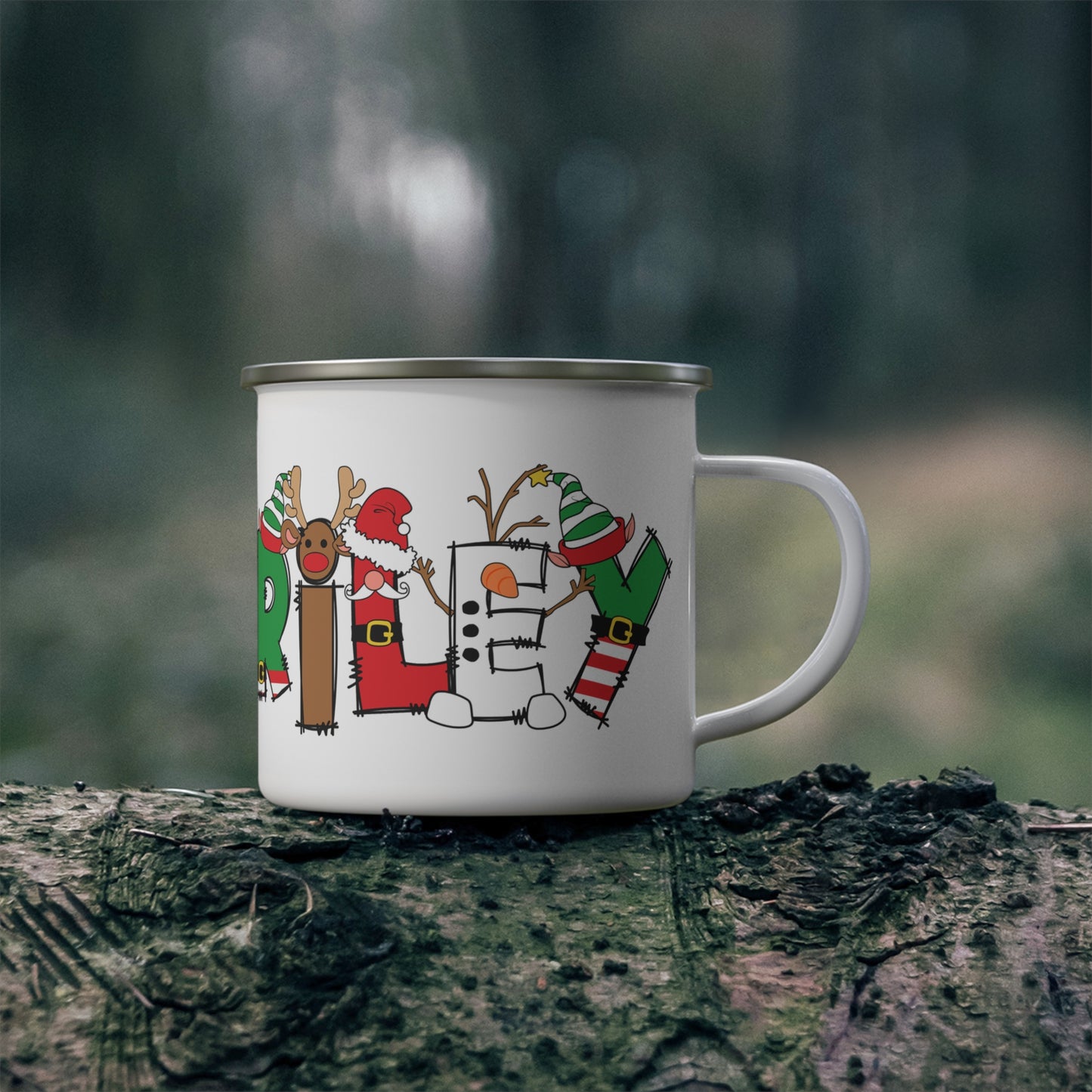 Riley Kids Name Enamel Camping Mug 12oz - Amazing Faith Designs