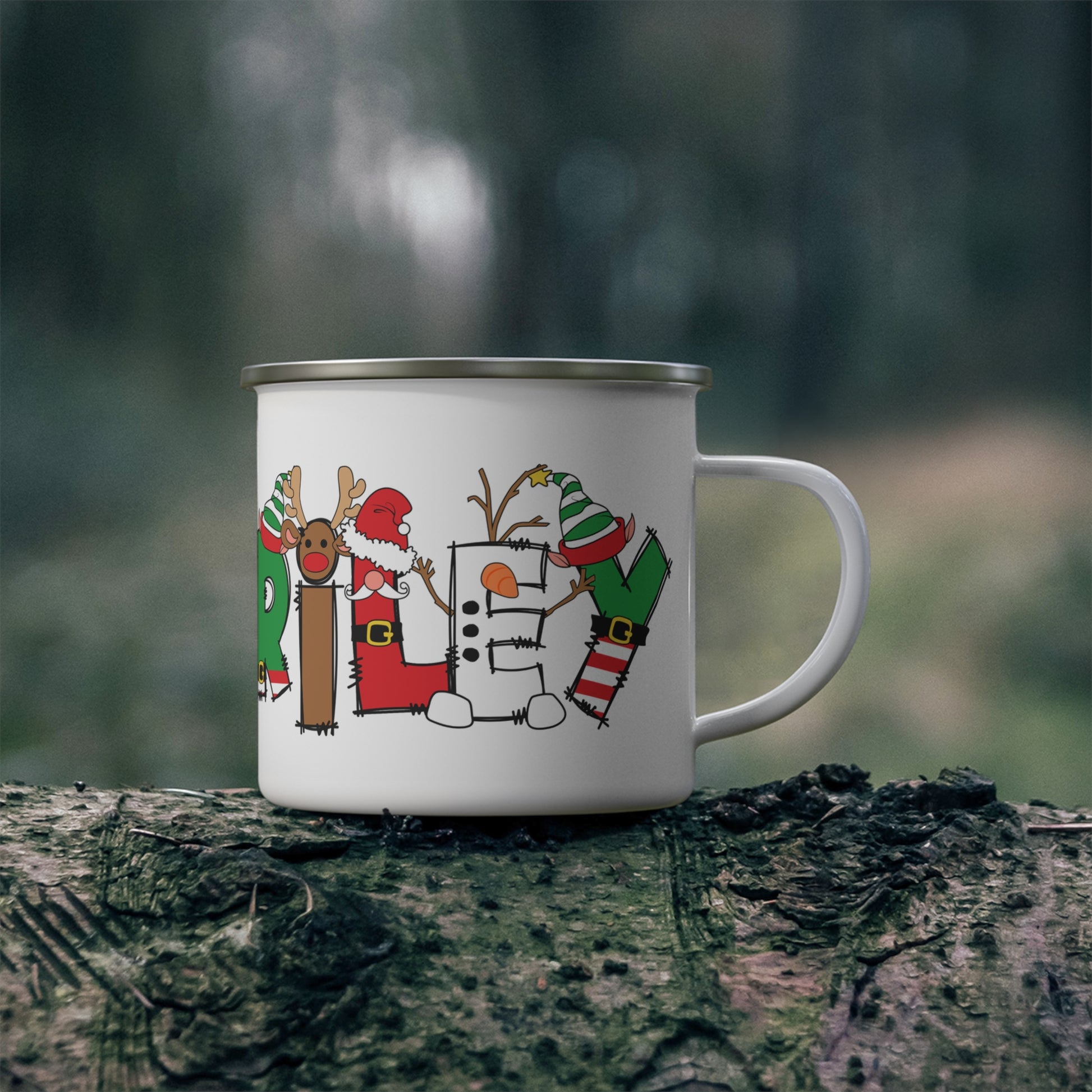 Riley Kids Name Enamel Camping Mug 12oz - Amazing Faith Designs