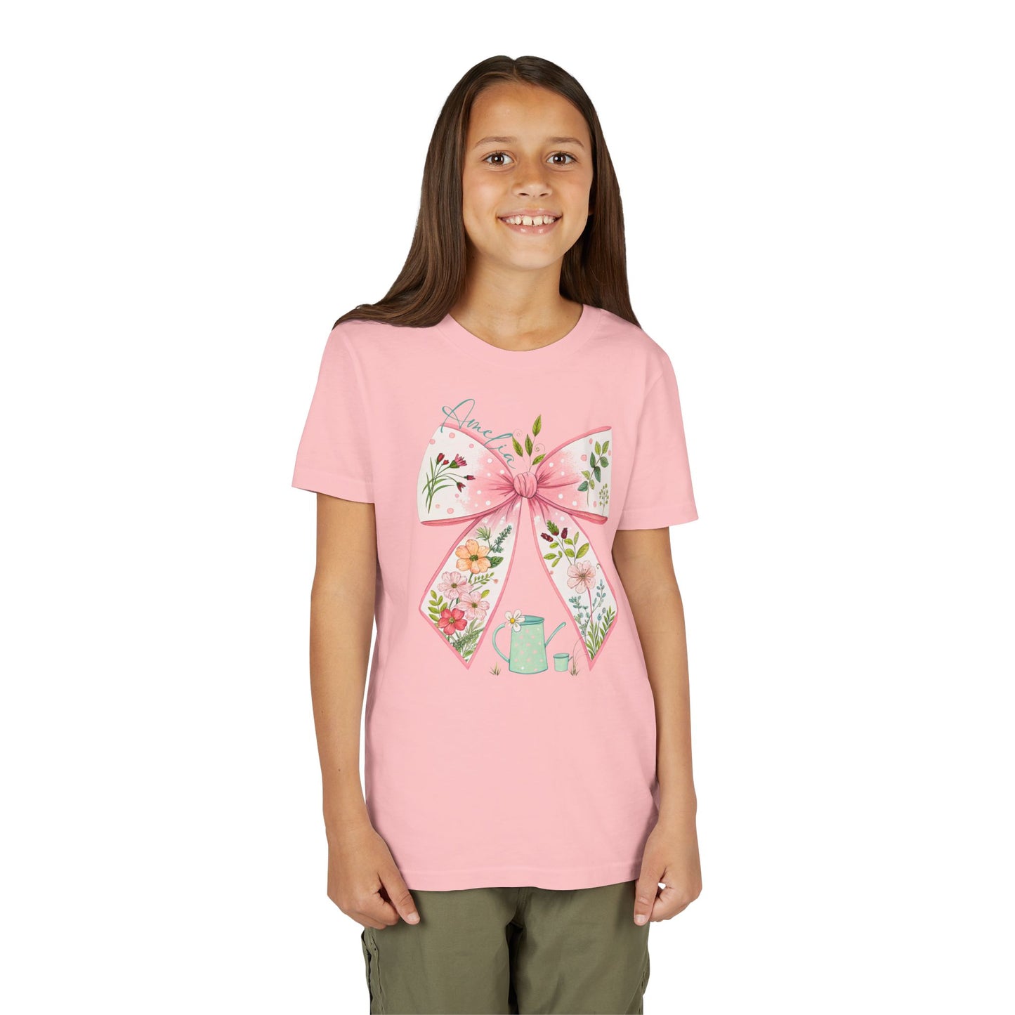 Matching Bow Youth Shirt - Mommy and Me - Amazing Faith Designs