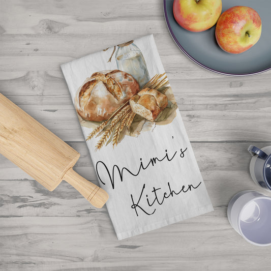 Personalized Sourdough Bread Baking Tea Towel