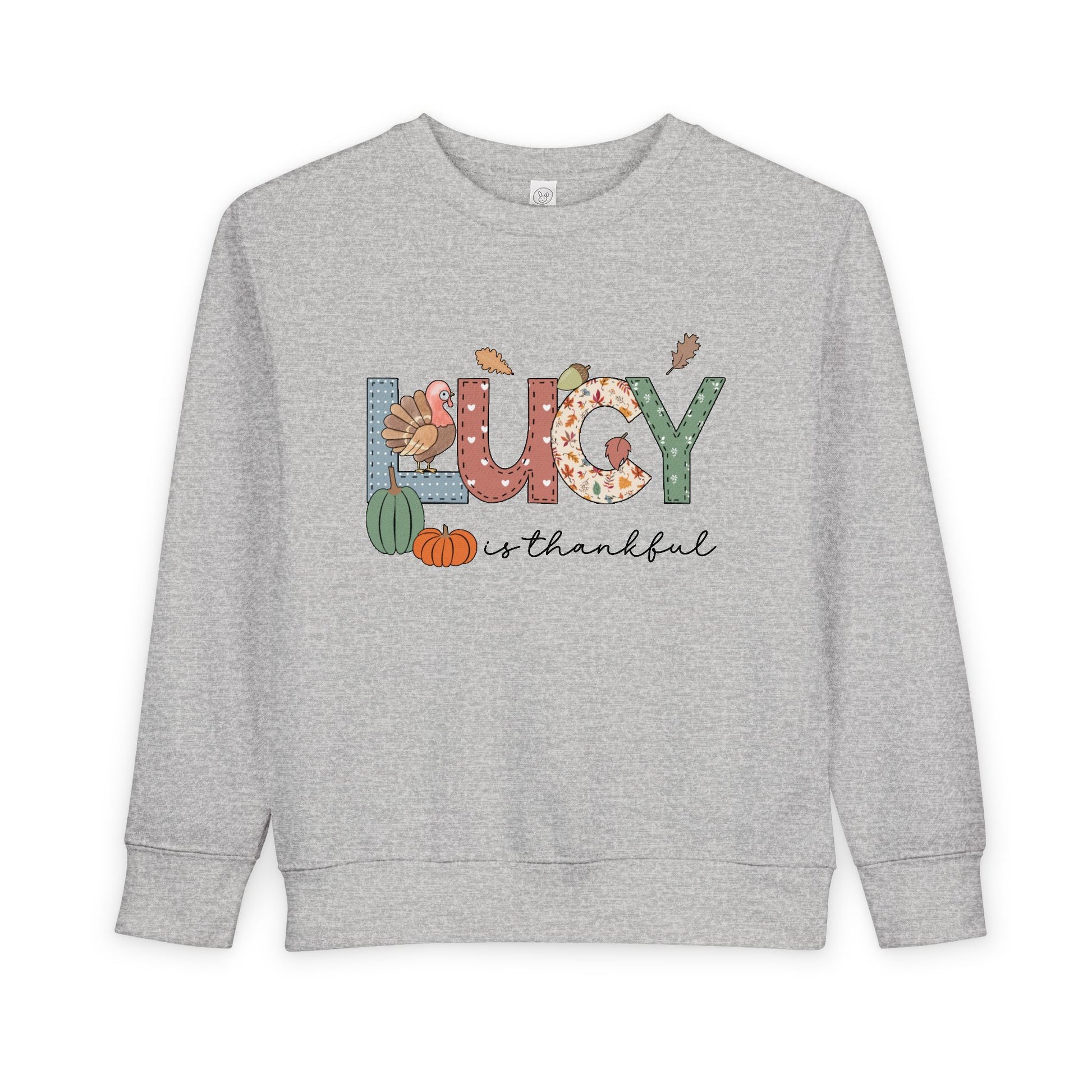 Personalized Toddler Thanksgiving Sweatshirt - Amazing Faith Designs