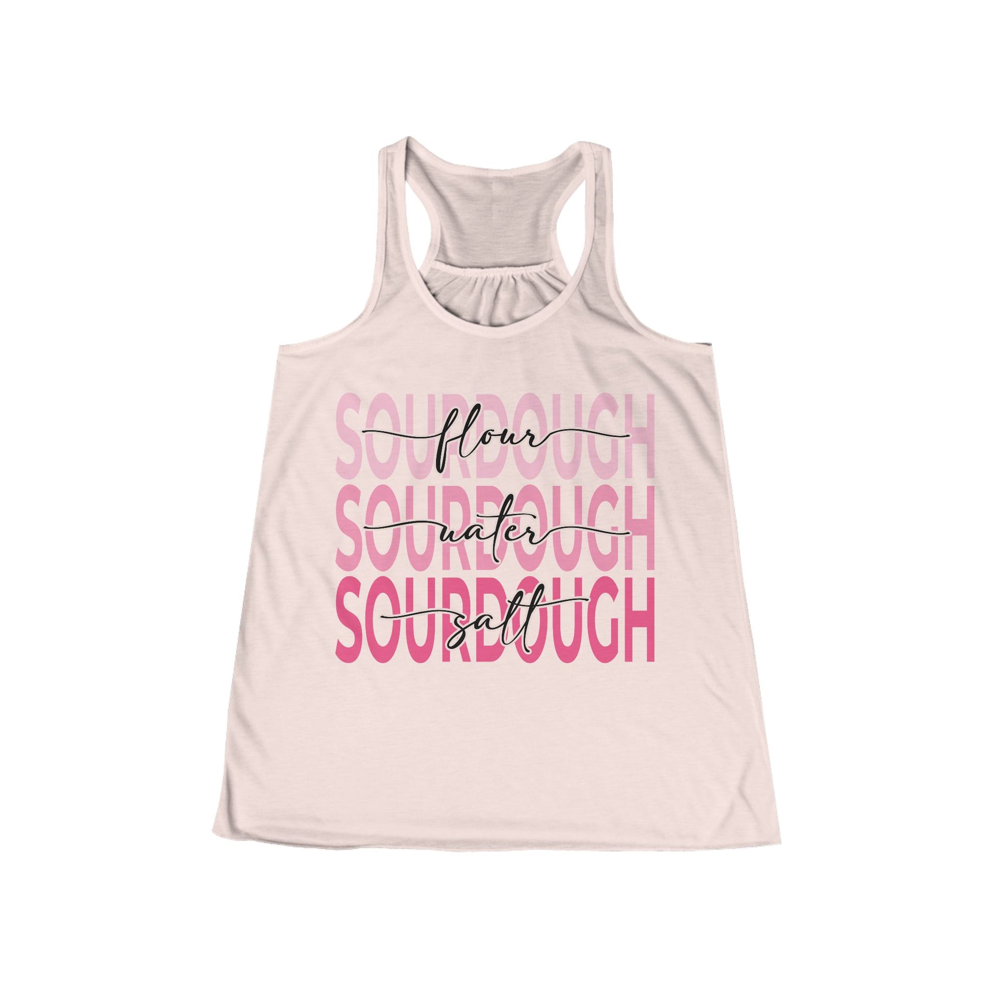Flour Water Salt Sourdough Tank — Women's Racerback Flowy Tank - Amazing Faith Designs