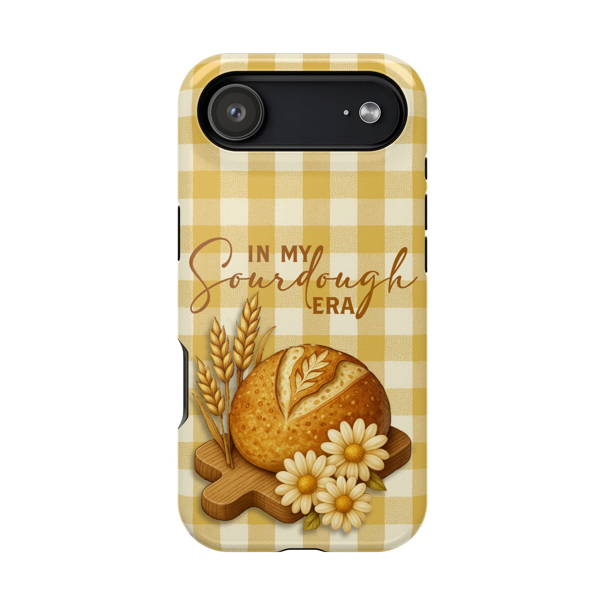 Sourdough Era Yellow Check MagSafe iPhone Case - Amazing Faith Designs