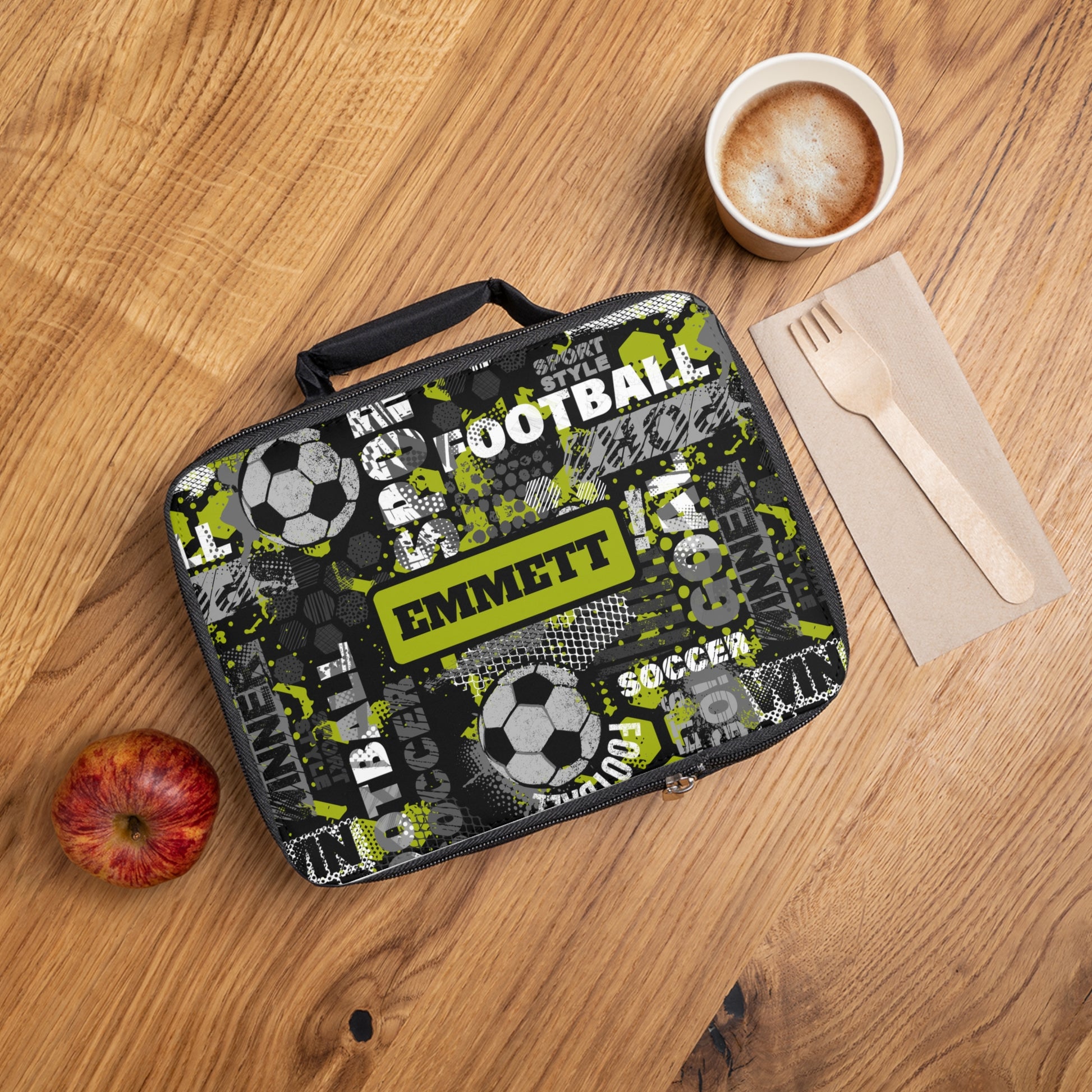 Soccer Personalized Lunch Box - Amazing Faith Designs