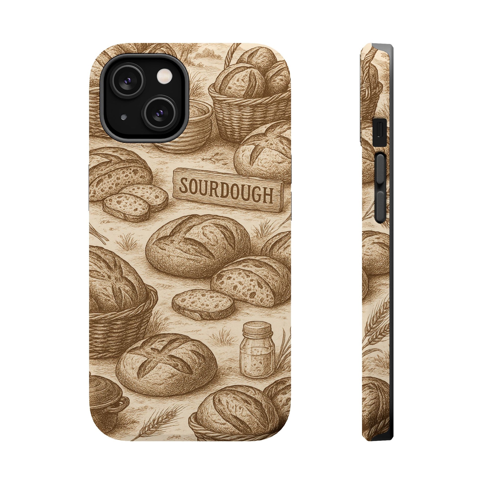 Sourdough Toile MagSafe Tough Phone Case - Amazing Faith Designs