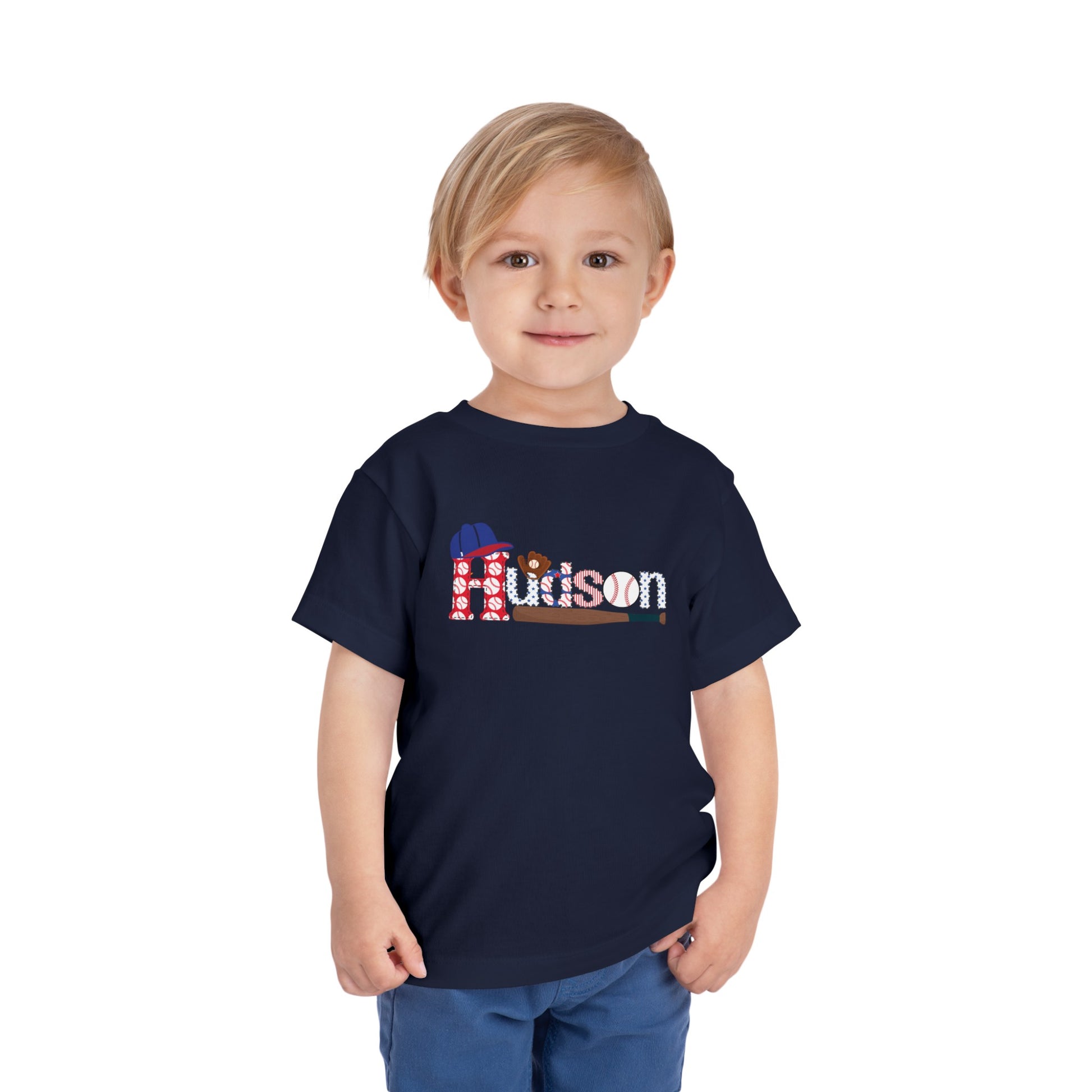 Baseball Personalized Toddler T-shirt - Amazing Faith Designs