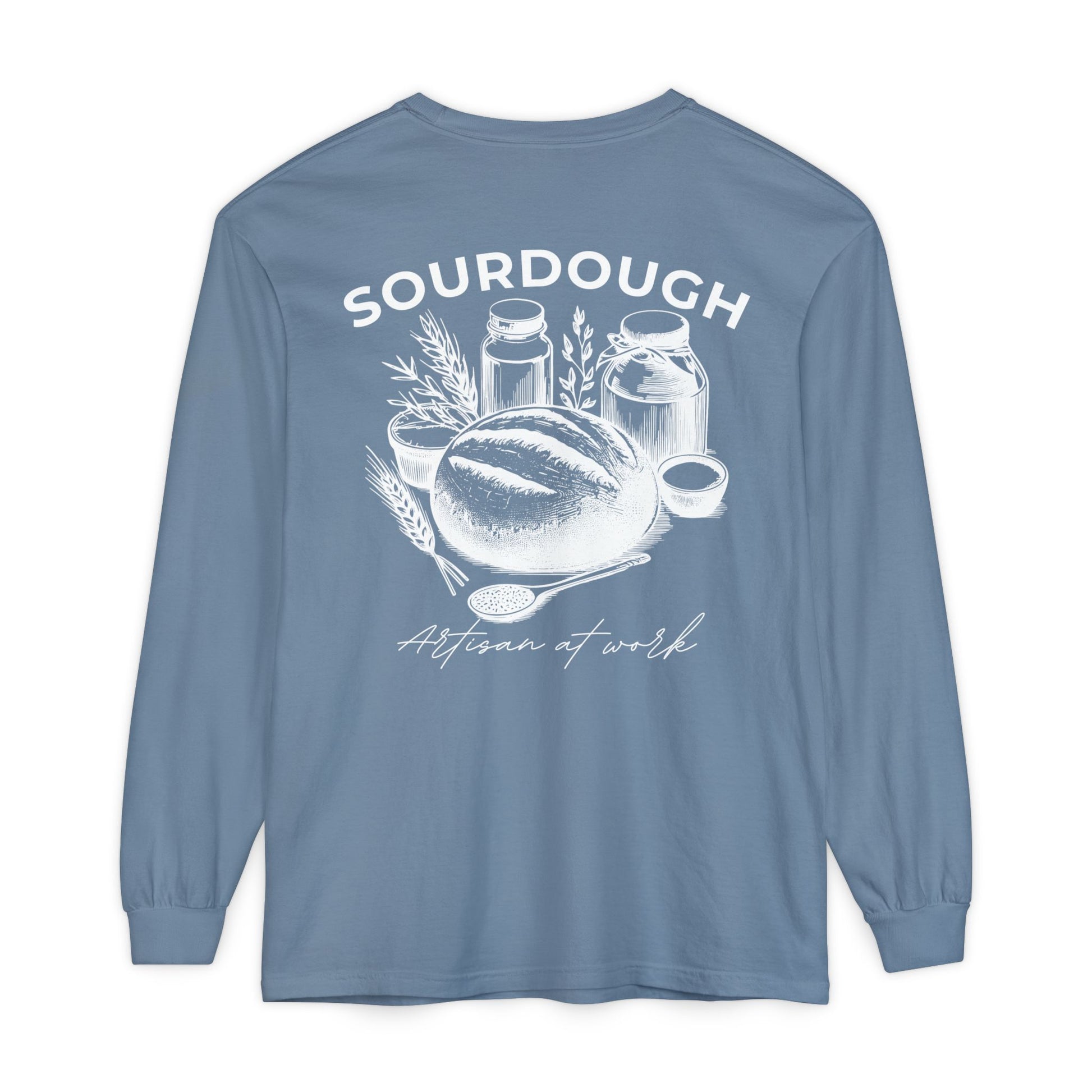 Artisan Sourdough Baker Custom Name Long Sleeve Shirt - Amazing Faith Designs