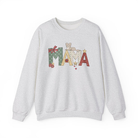Mama Christmas Dog Sweatshirt - Amazing Faith Designs