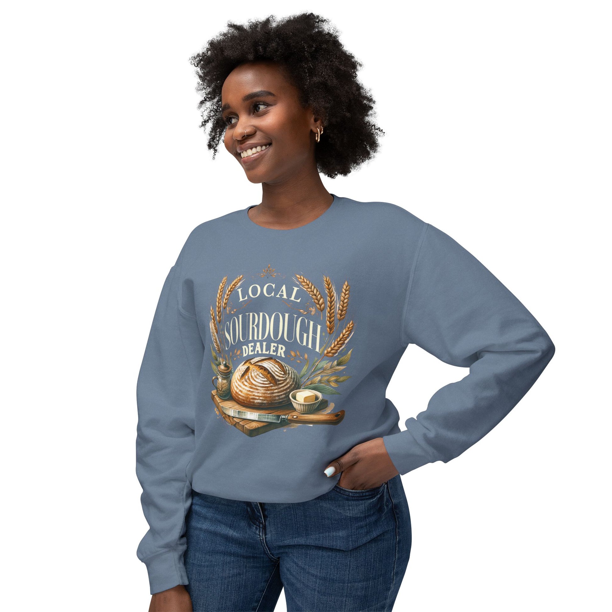 Sourdough Dealer Lightweight Sweatshirt - Amazing Faith Designs
