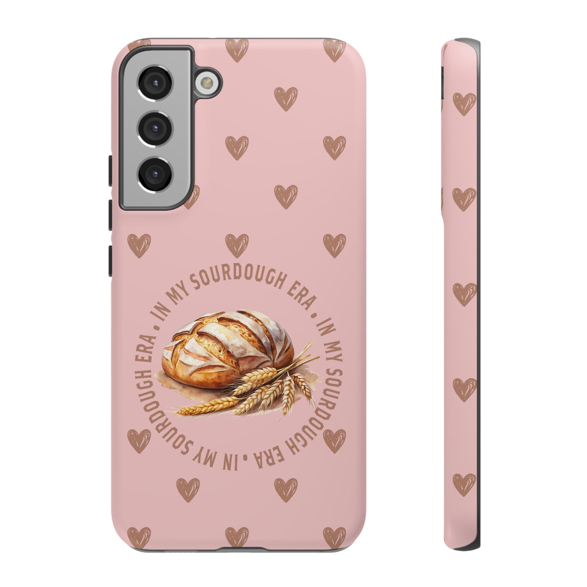 Samsung Galaxy 21 22 23 24 25 - Sourdough Era Hearts Phone Case - Amazing Faith Designs