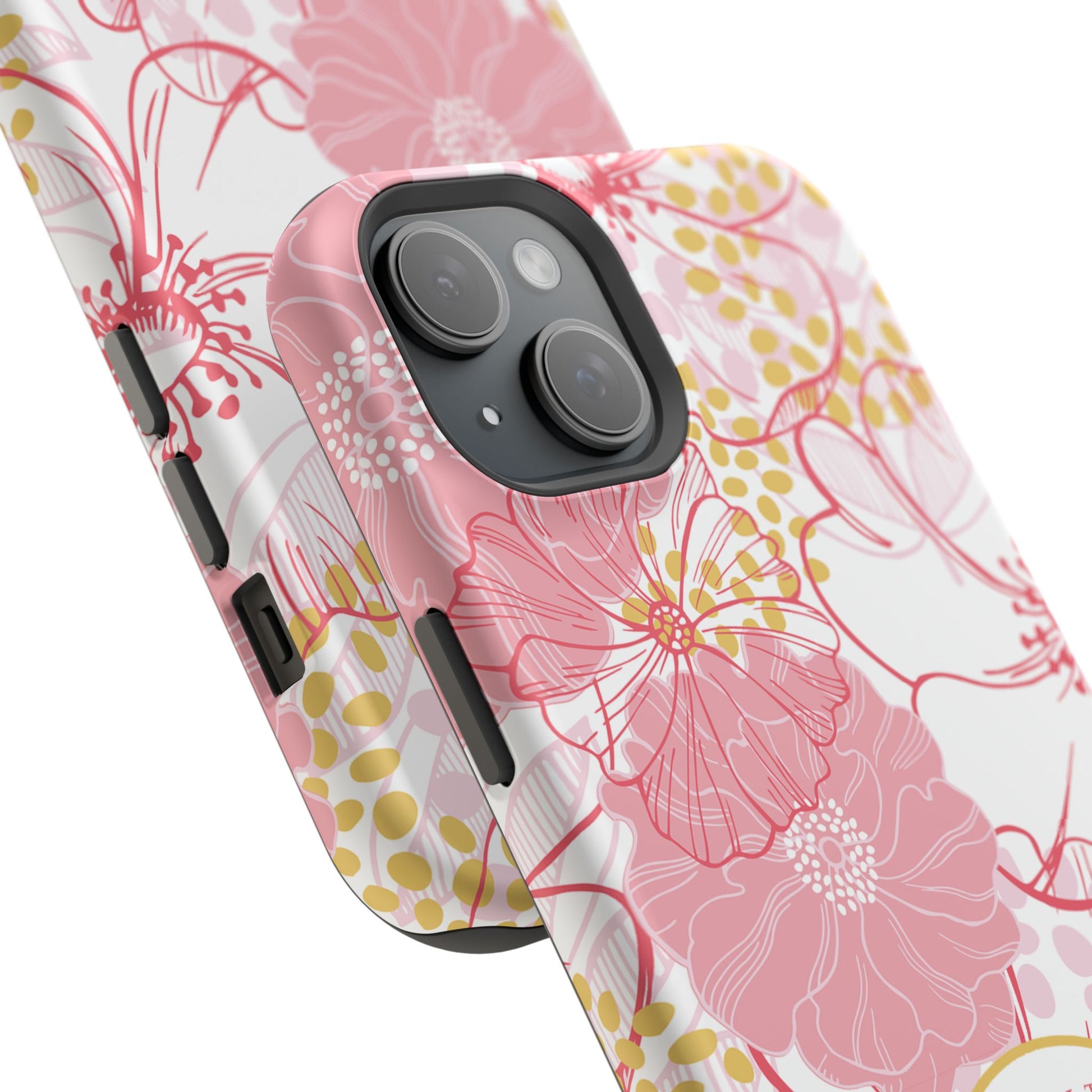 Christian Phone Case | Pink Floral | MagSafe Tough Cases - Amazing Faith Designs