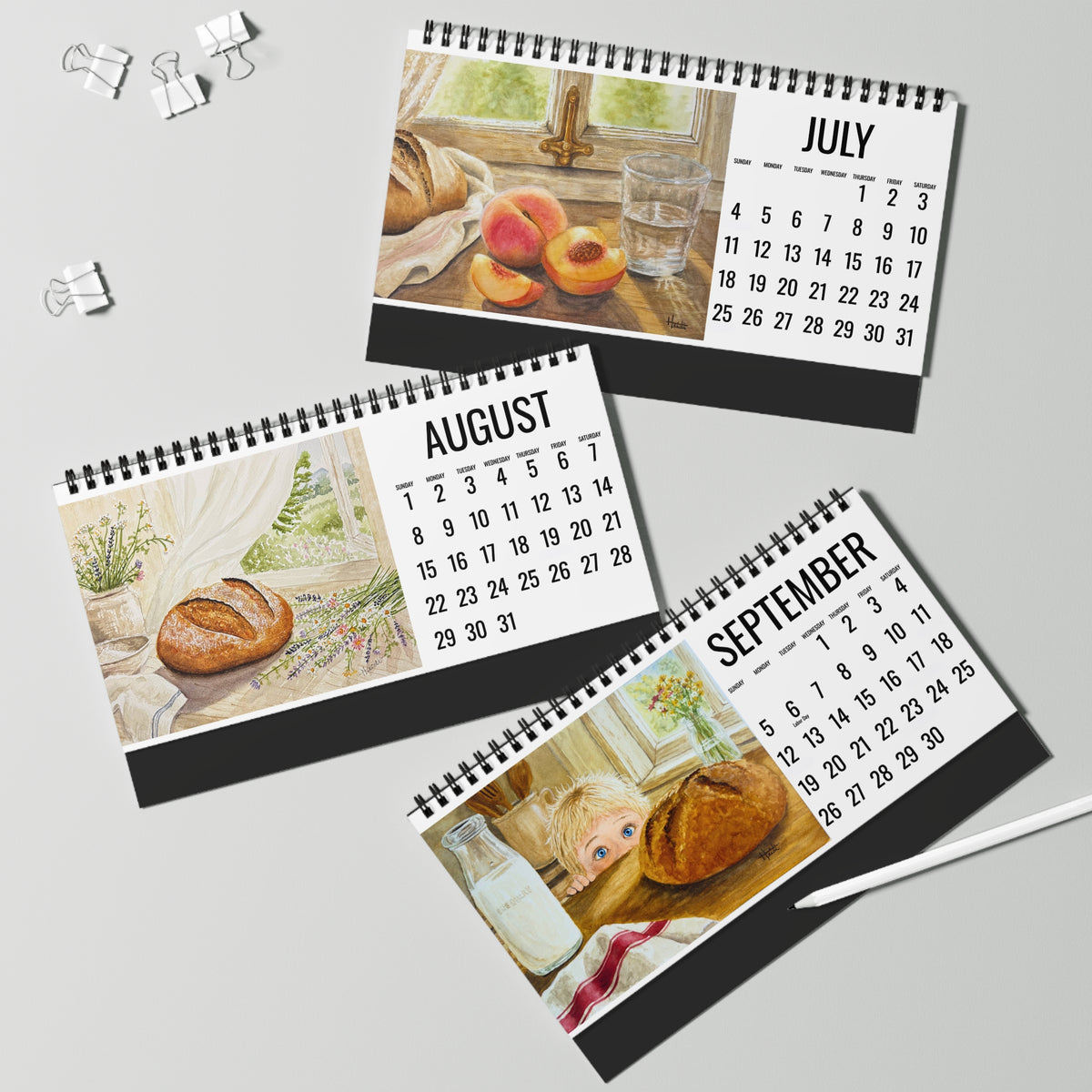 2027 Sourdough Desktop Calendar