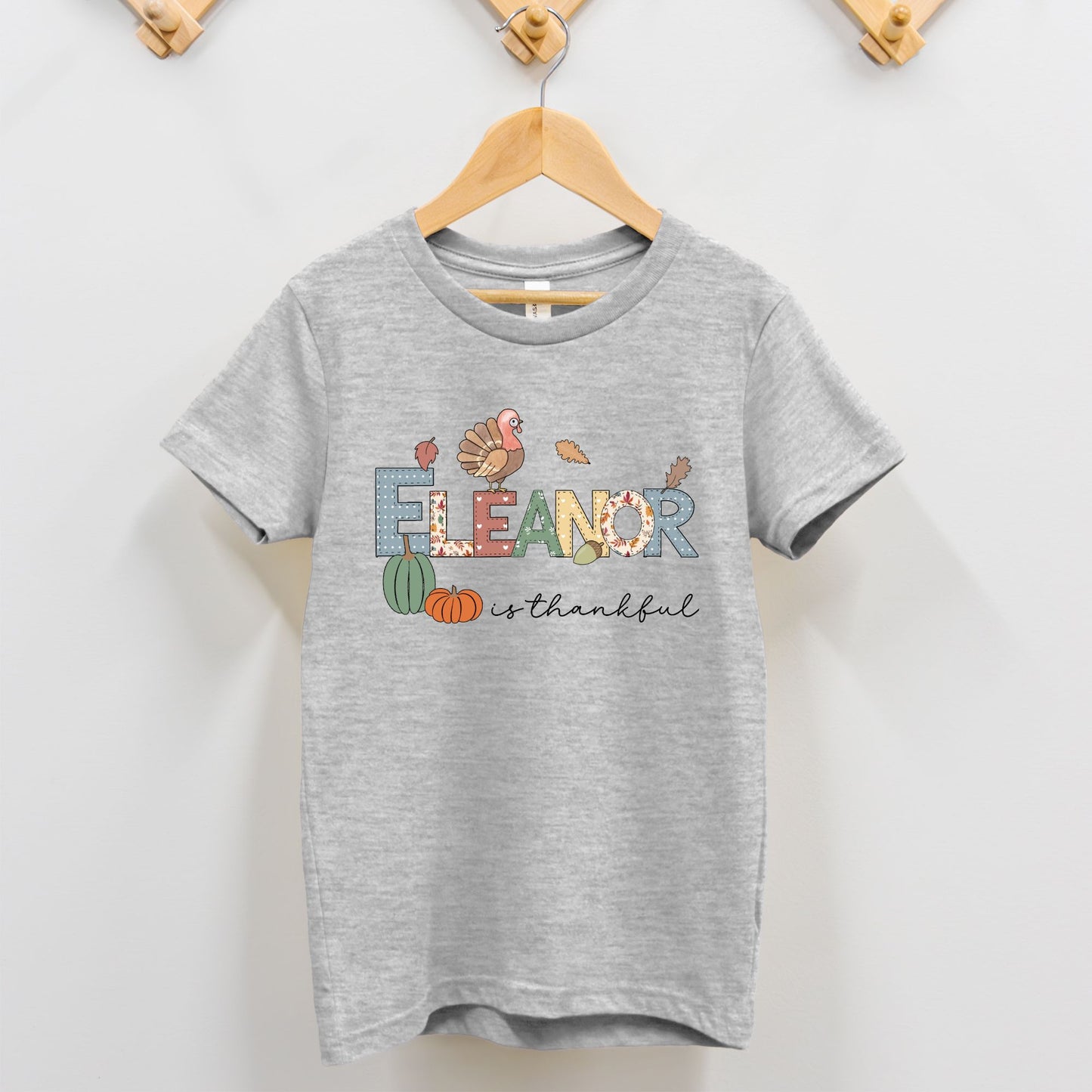 Thanksgiving Turkey Personalized Toddler Shirt - Amazing Faith Designs