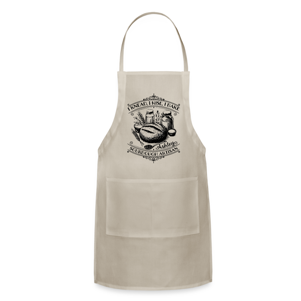 Sourdough Artisan Personalized Apron - natural