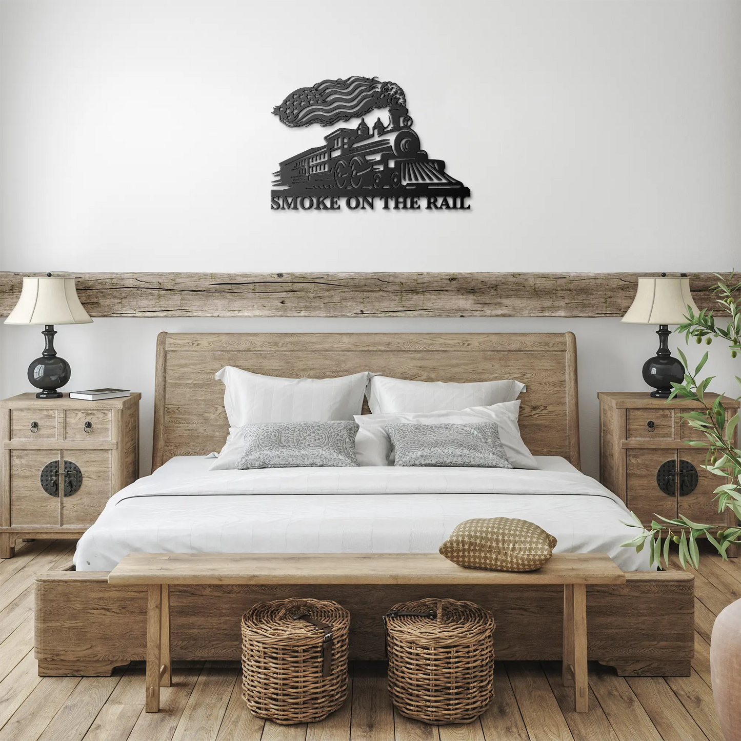 2026 Smoke on the Rail Train Logo for LARGE FLAG Trophies teelaunch