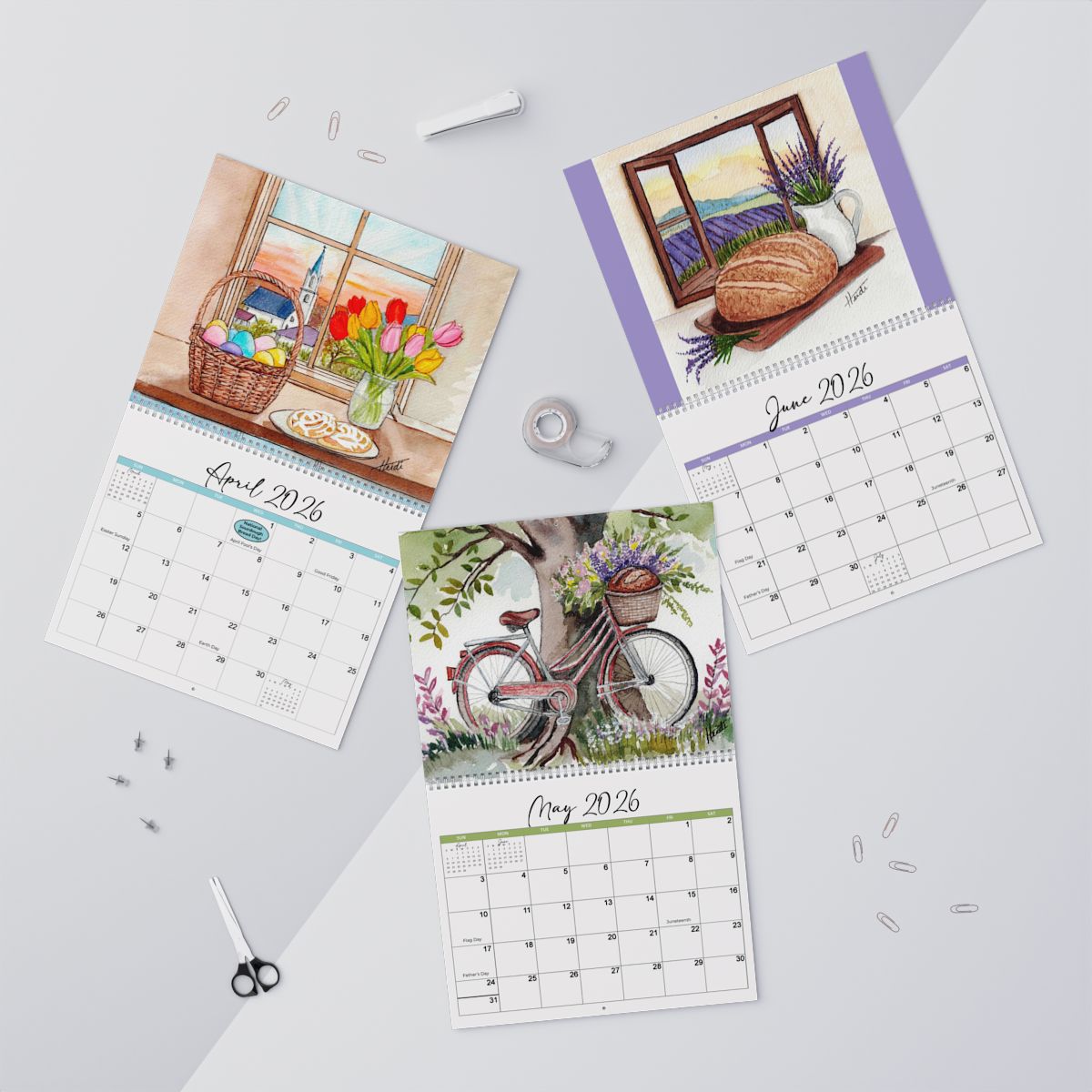 2026 Sourdough Wall Calendar - Amazing Faith Designs
