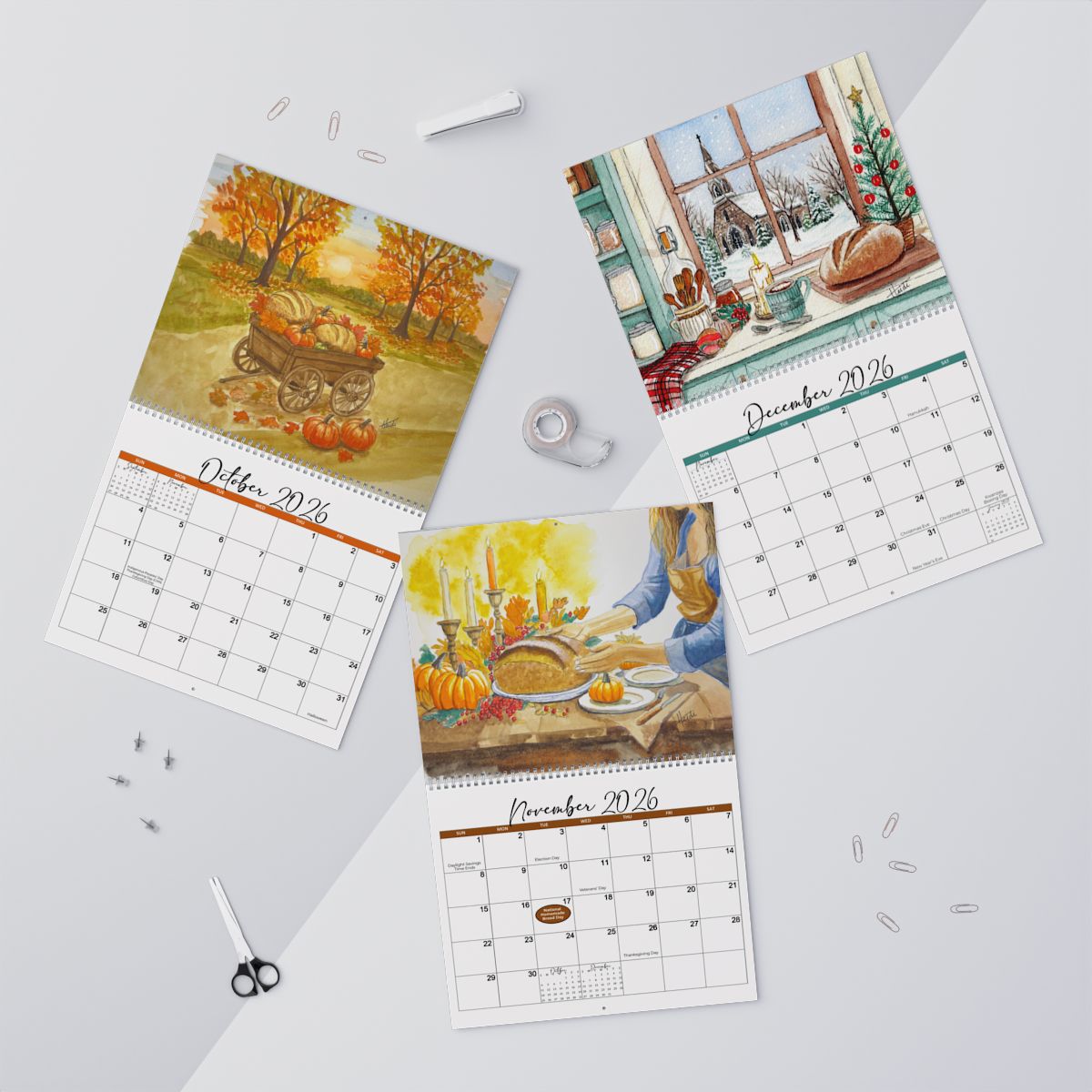 2026 Sourdough Wall Calendar - Amazing Faith Designs