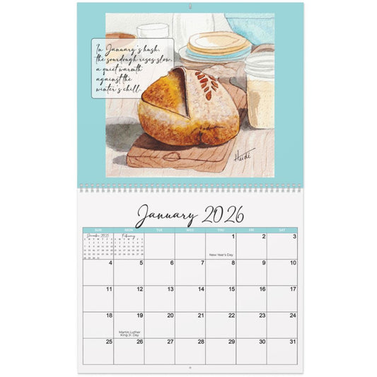 2026 Sourdough Wall Calendar - Amazing Faith Designs