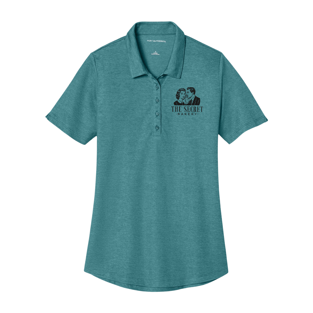 Ladies Polo Shirt — The Secret Bakery Logo Embroidered Short Sleeve - Amazing Faith Designs
