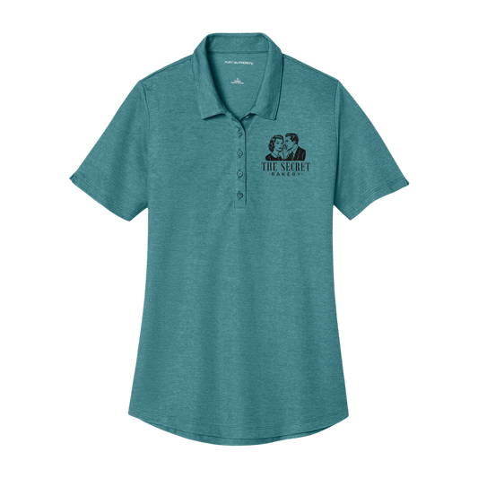 Ladies Polo Shirt — The Secret Bakery Logo Embroidered Short Sleeve - Amazing Faith Designs